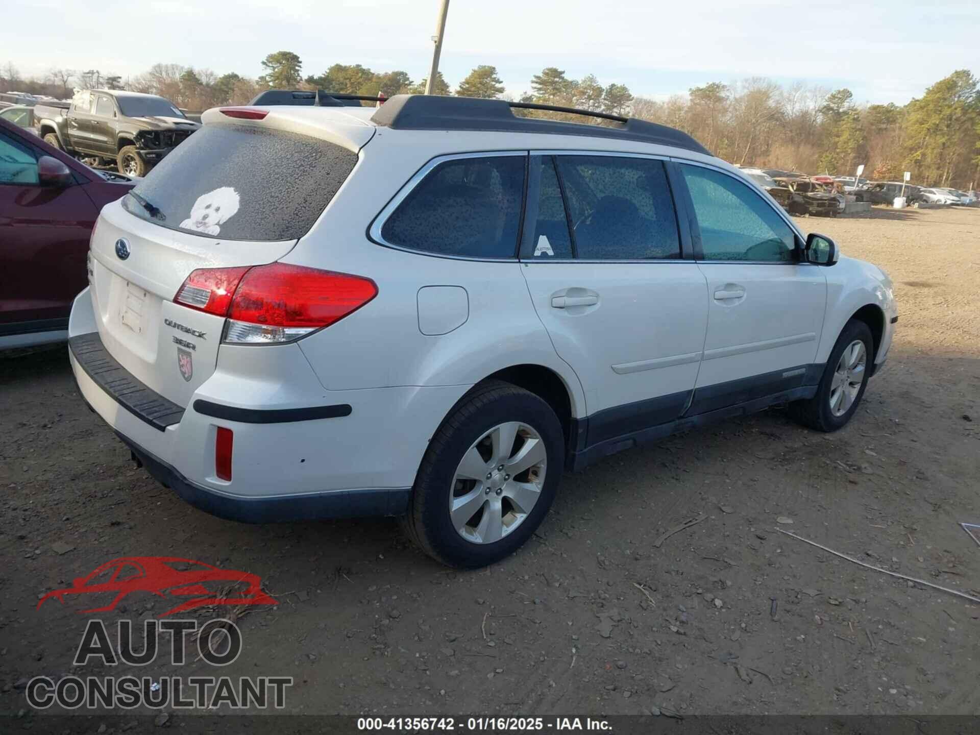 SUBARU OUTBACK 2012 - 4S4BRDHC3C2246033
