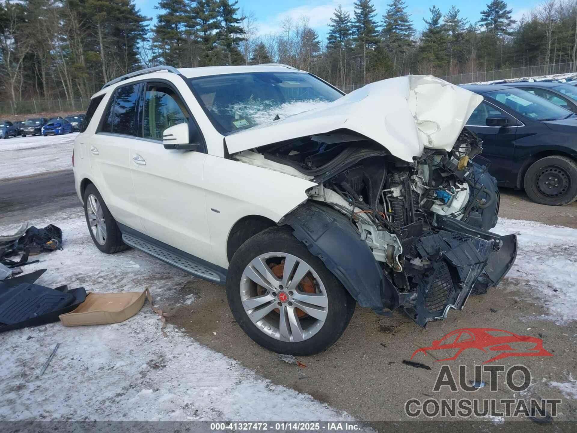 MERCEDES-BENZ ML 350 2012 - 4JGDA5HB3CA093866