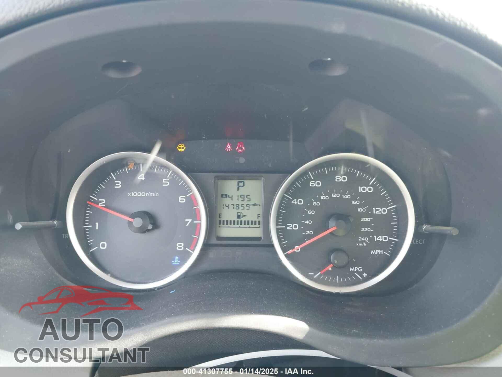 SUBARU FORESTER 2014 - JF2SJAAC8EH467536