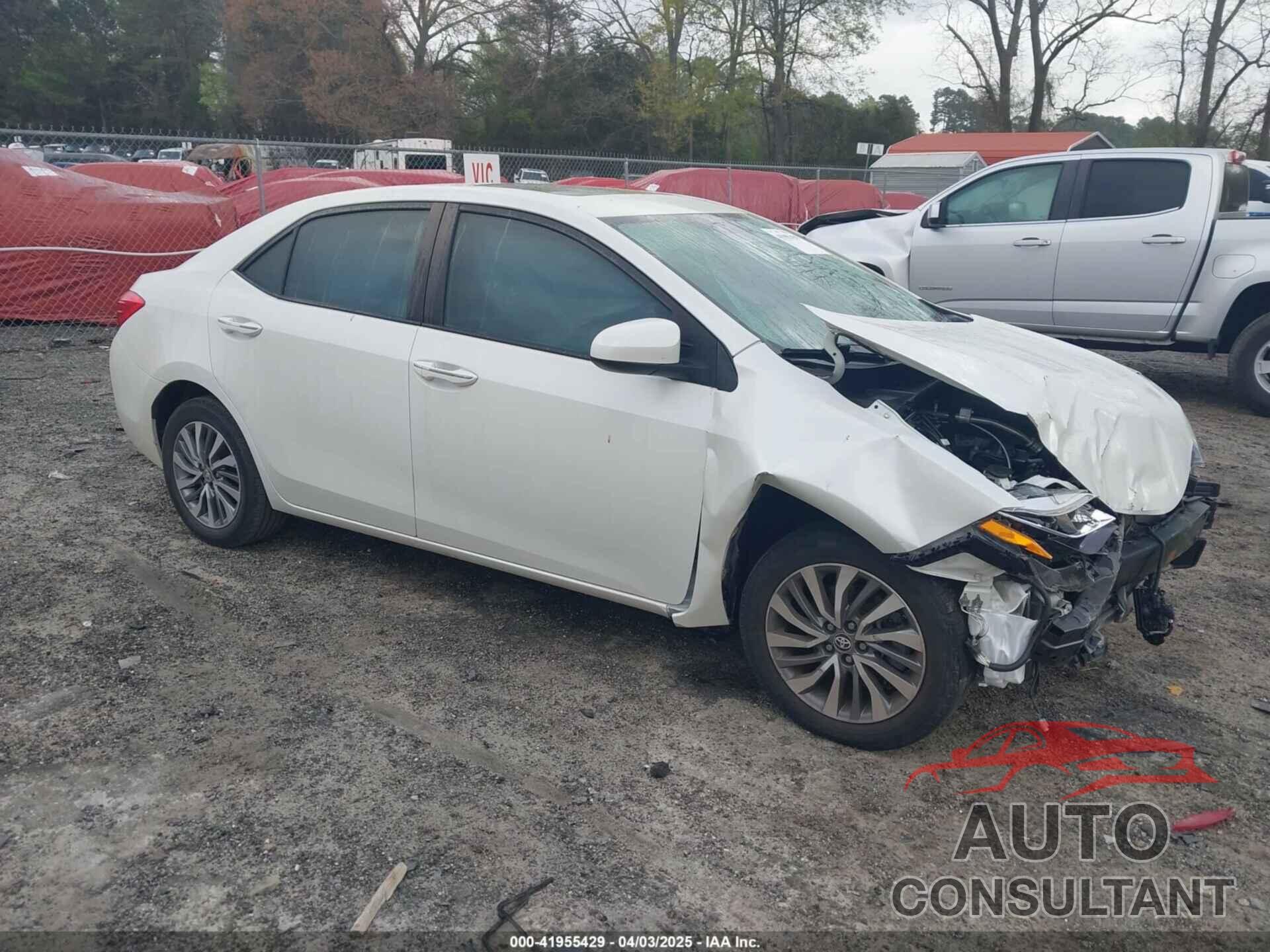 TOYOTA COROLLA 2019 - 5YFBURHE5KP871504