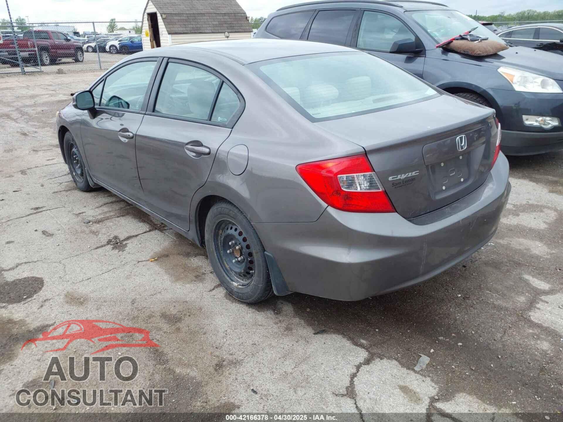 HONDA CIVIC 2012 - 19XFB2F50CE030694