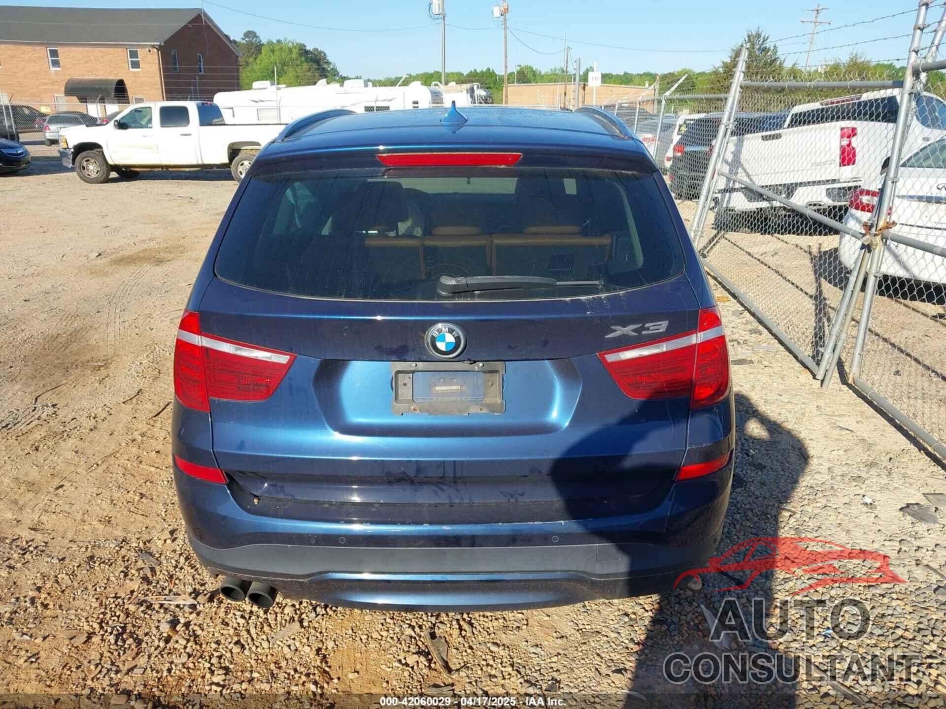 BMW X3 2017 - 5UXWX9C55H0T09474