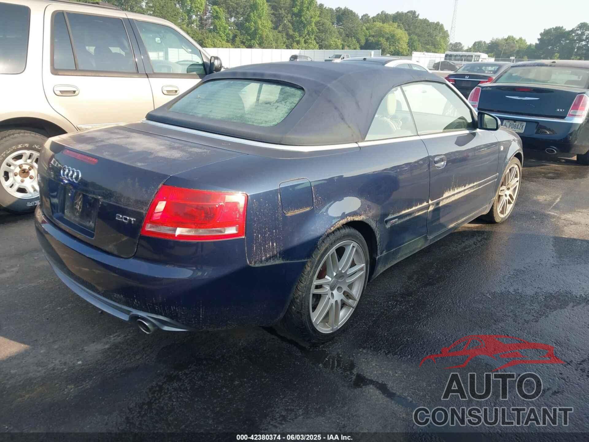 AUDI A4 2009 - WAUAF48H79K009202