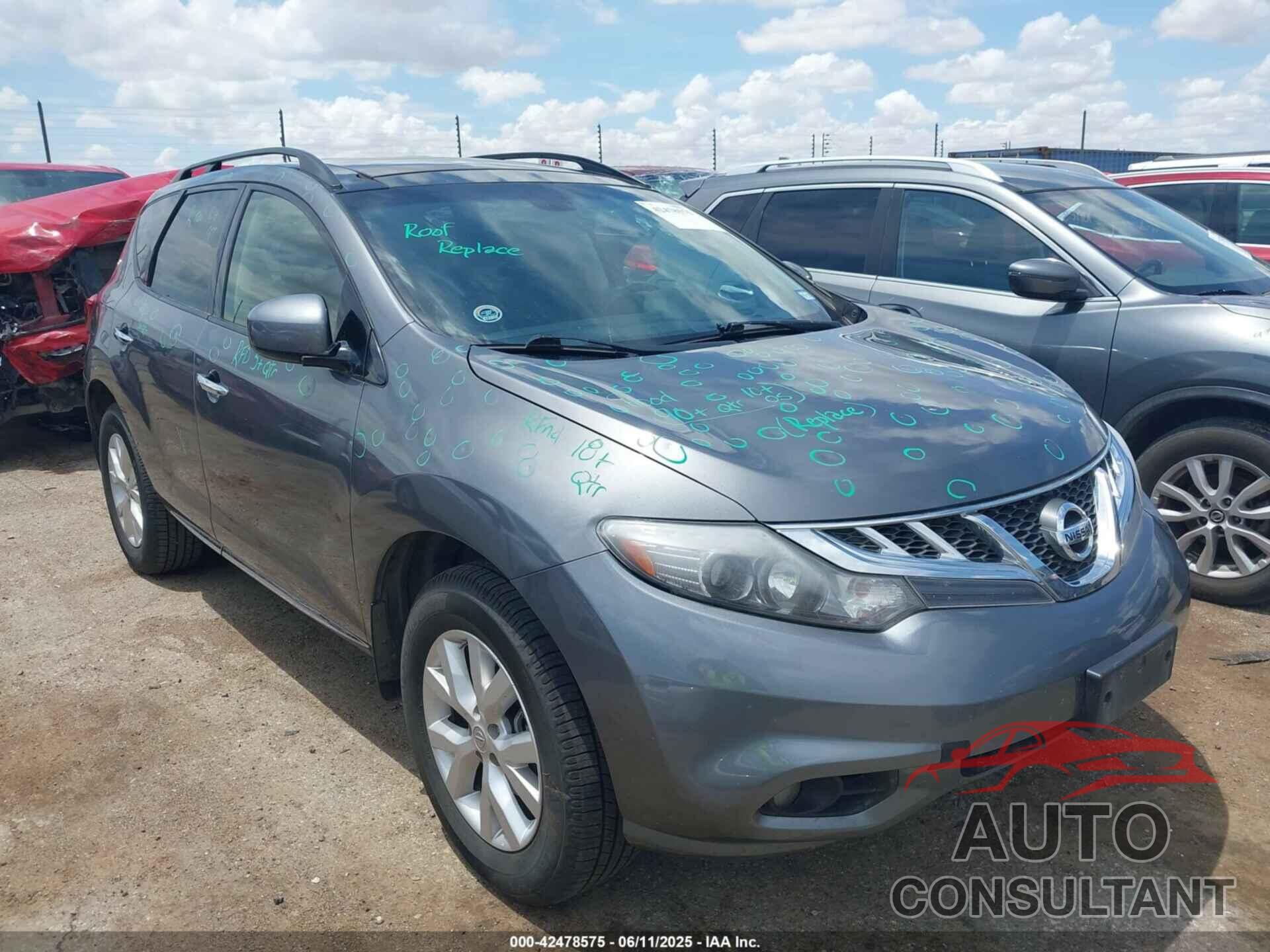 NISSAN MURANO 2014 - JN8AZ1MU4EW419619