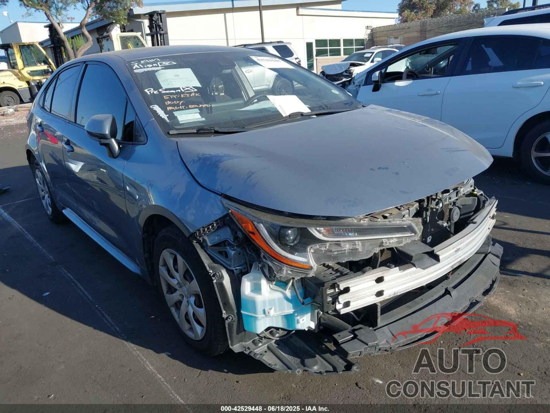 TOYOTA COROLLA 2020 - JTDEPRAE7LJ028005