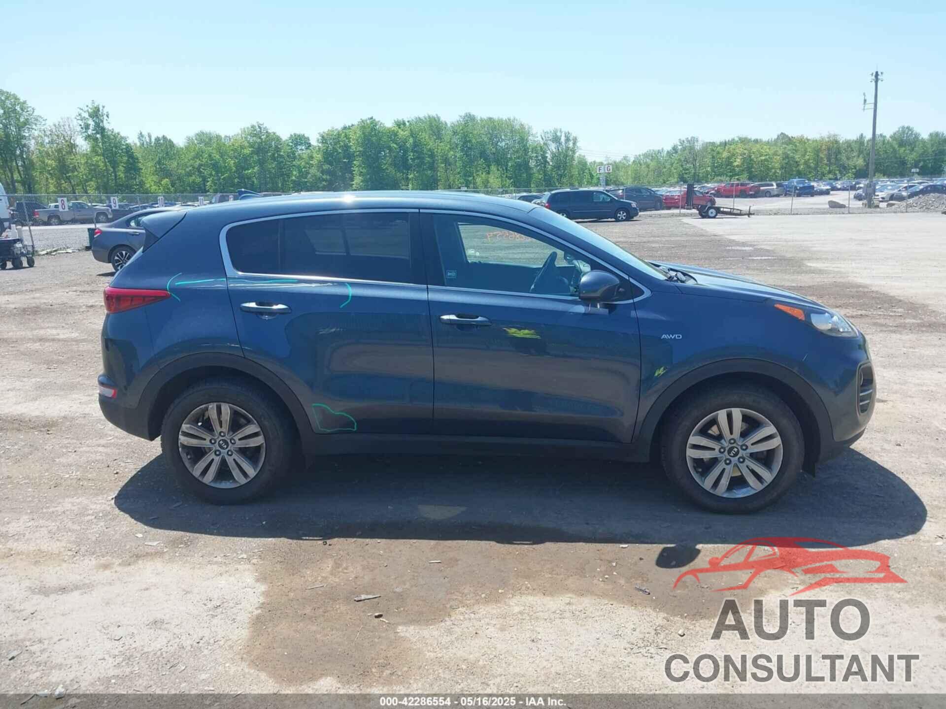 KIA SPORTAGE 2017 - KNDPMCAC1H7246006