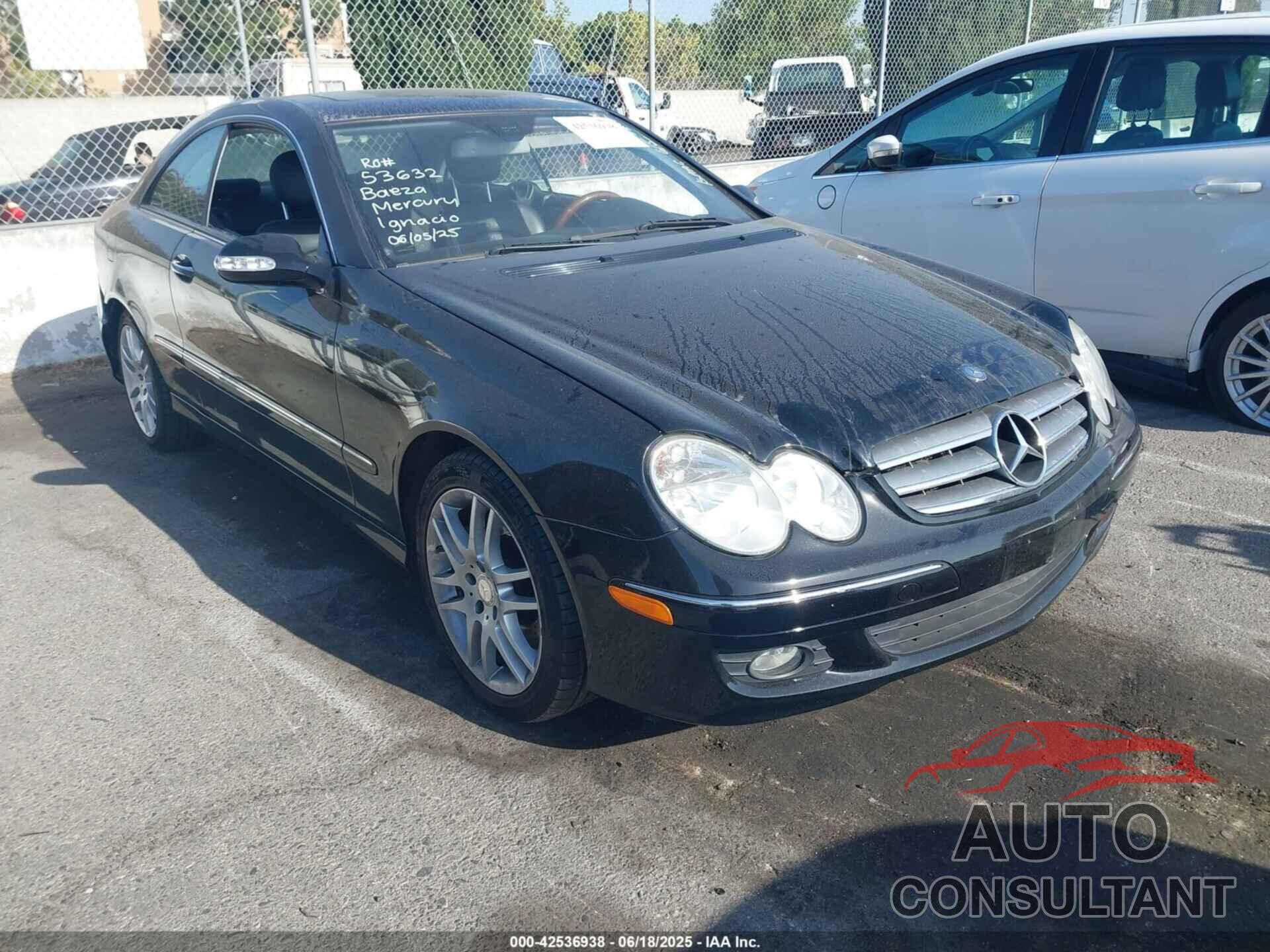 MERCEDES-BENZ CLK 350 2009 - WDBTJ56H29F268626