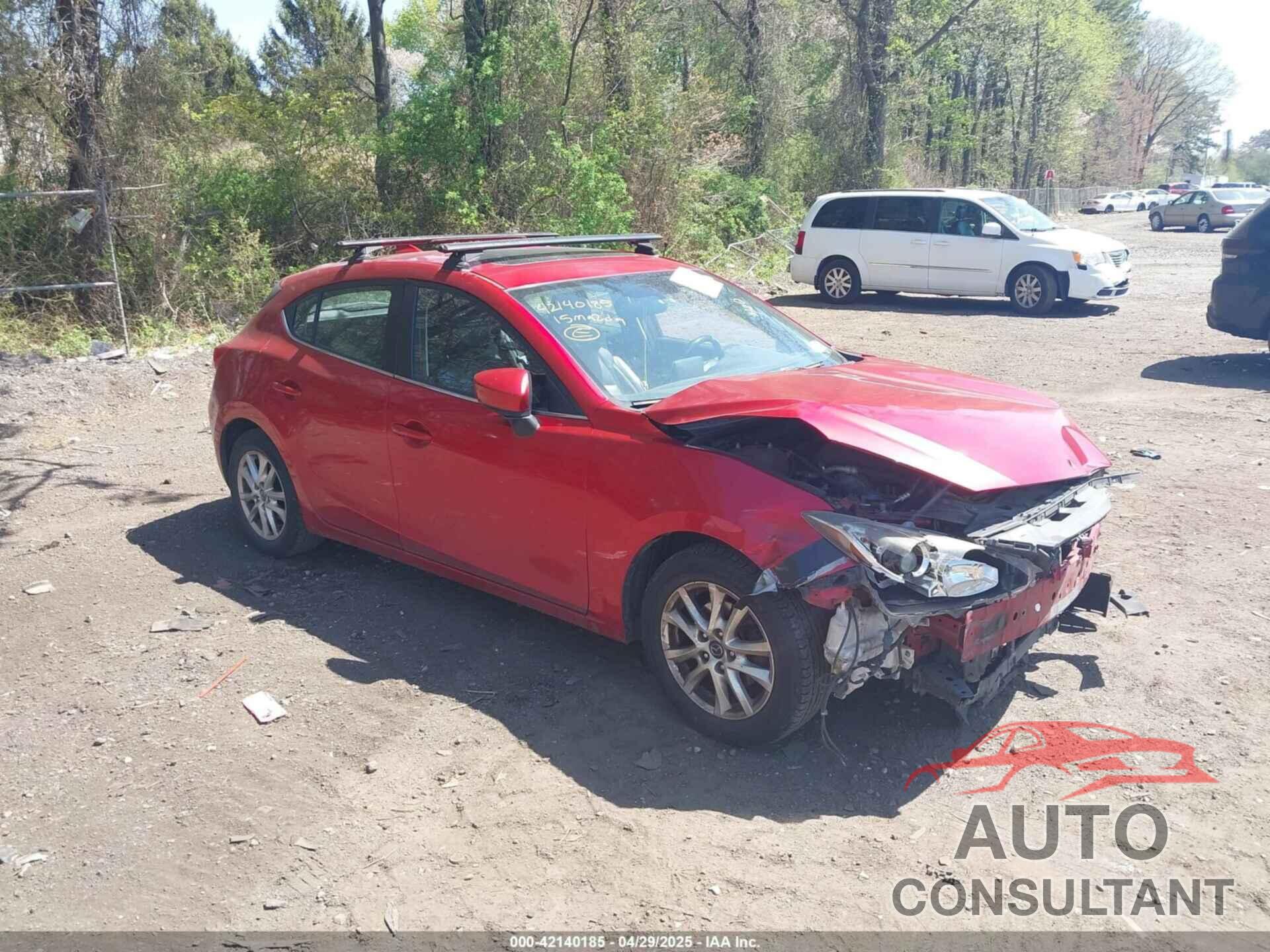 MAZDA MAZDA3 2015 - JM1BM1M75F1269995