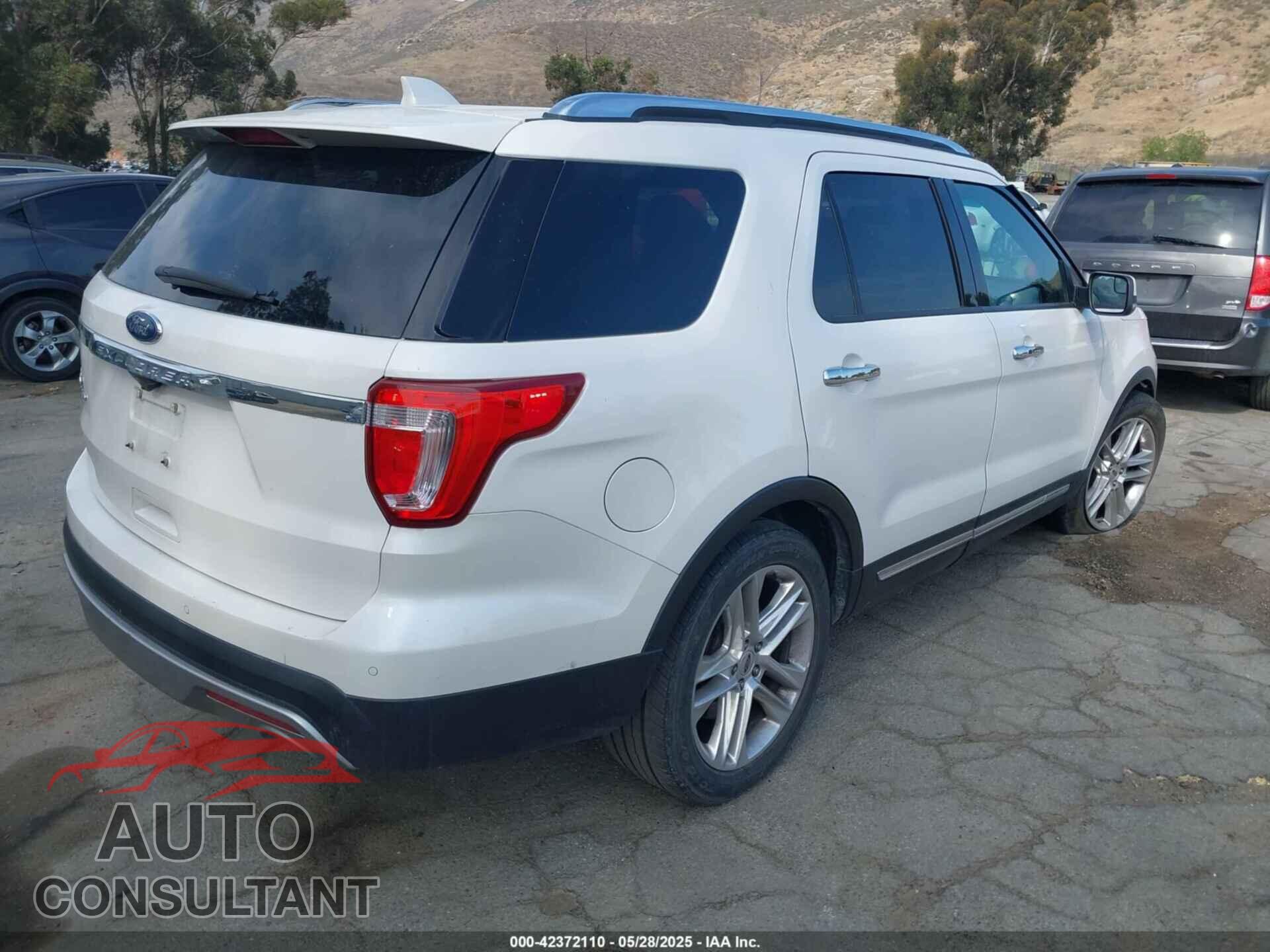 FORD EXPLORER 2017 - 1FM5K7F84HGA59122