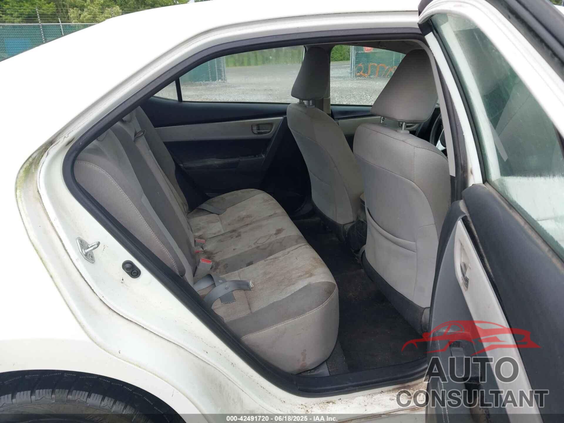 TOYOTA COROLLA 2017 - 2T1BURHE5HC855733