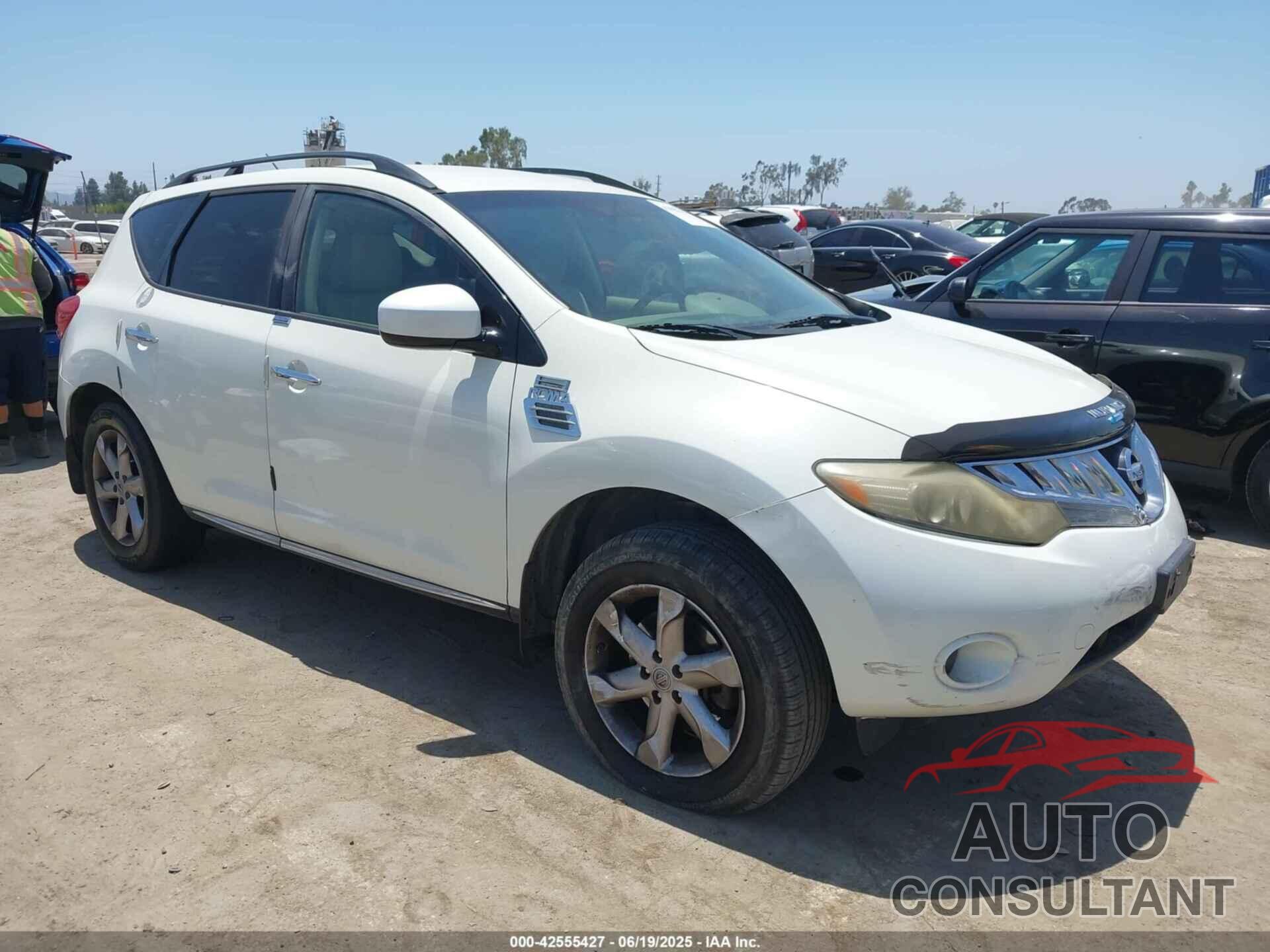 NISSAN MURANO 2009 - JN8AZ18U99W010385