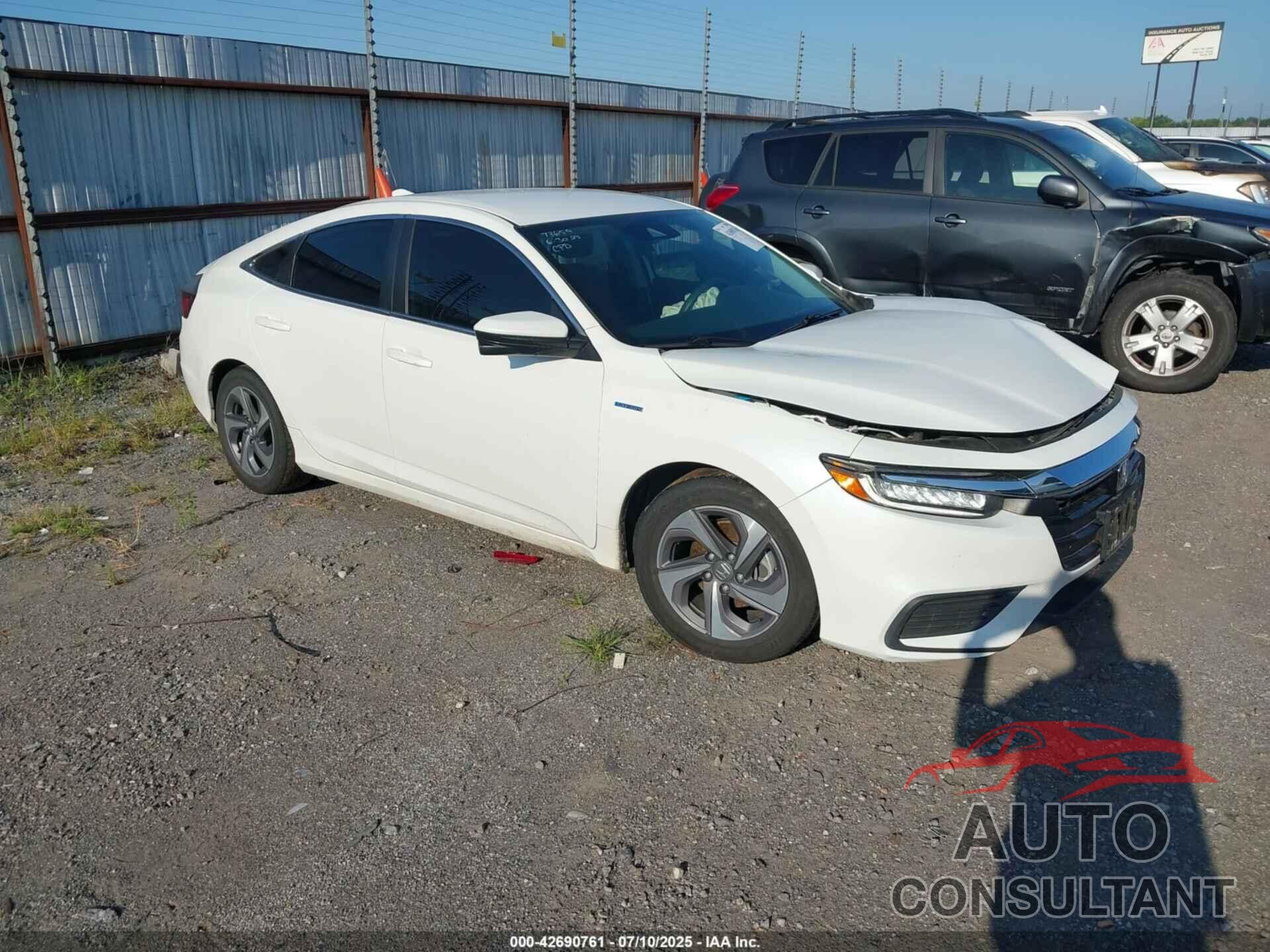 HONDA INSIGHT 2019 - 19XZE4F53KE004024