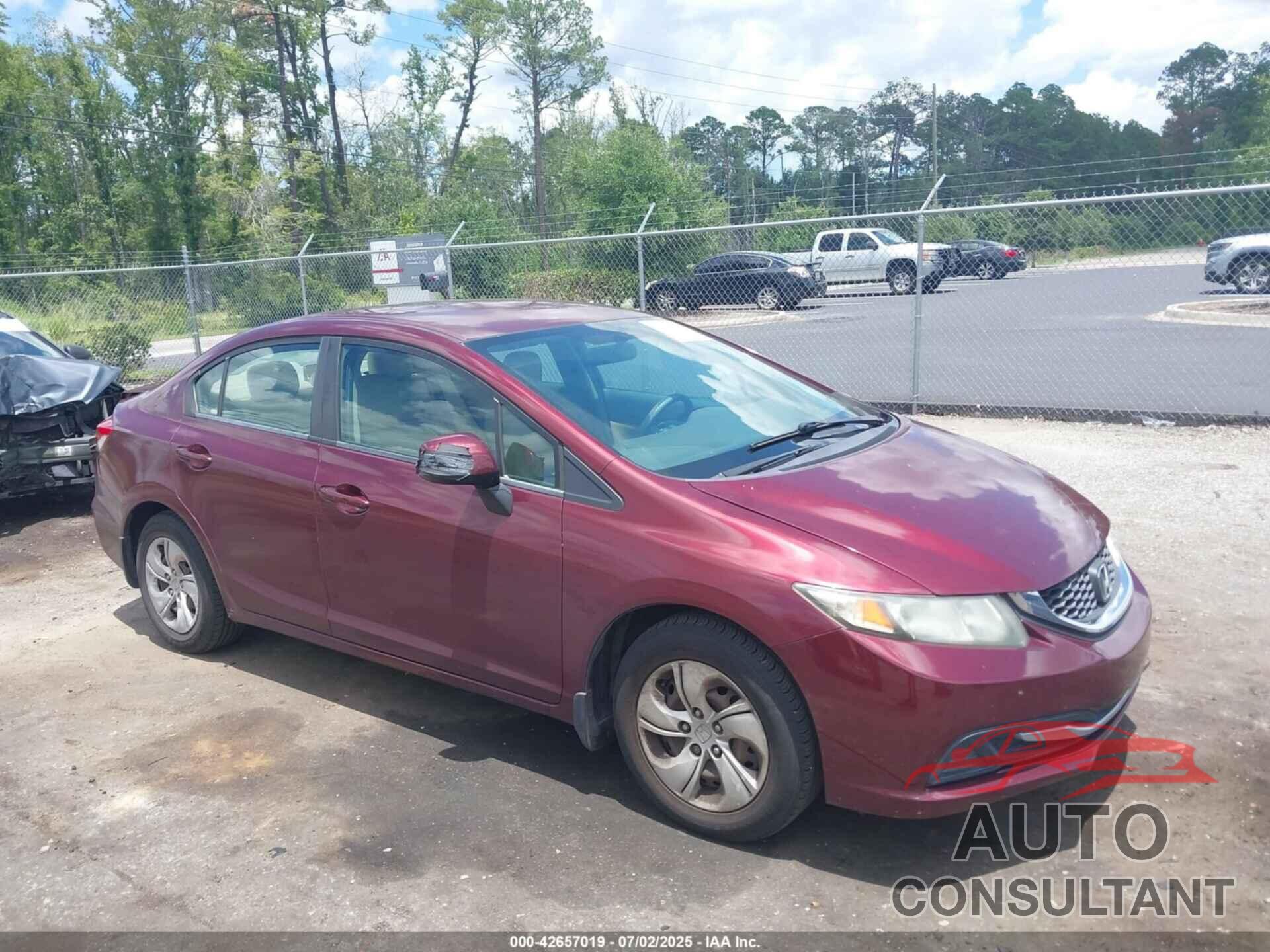 HONDA CIVIC 2013 - 2HGFB2F53DH500370