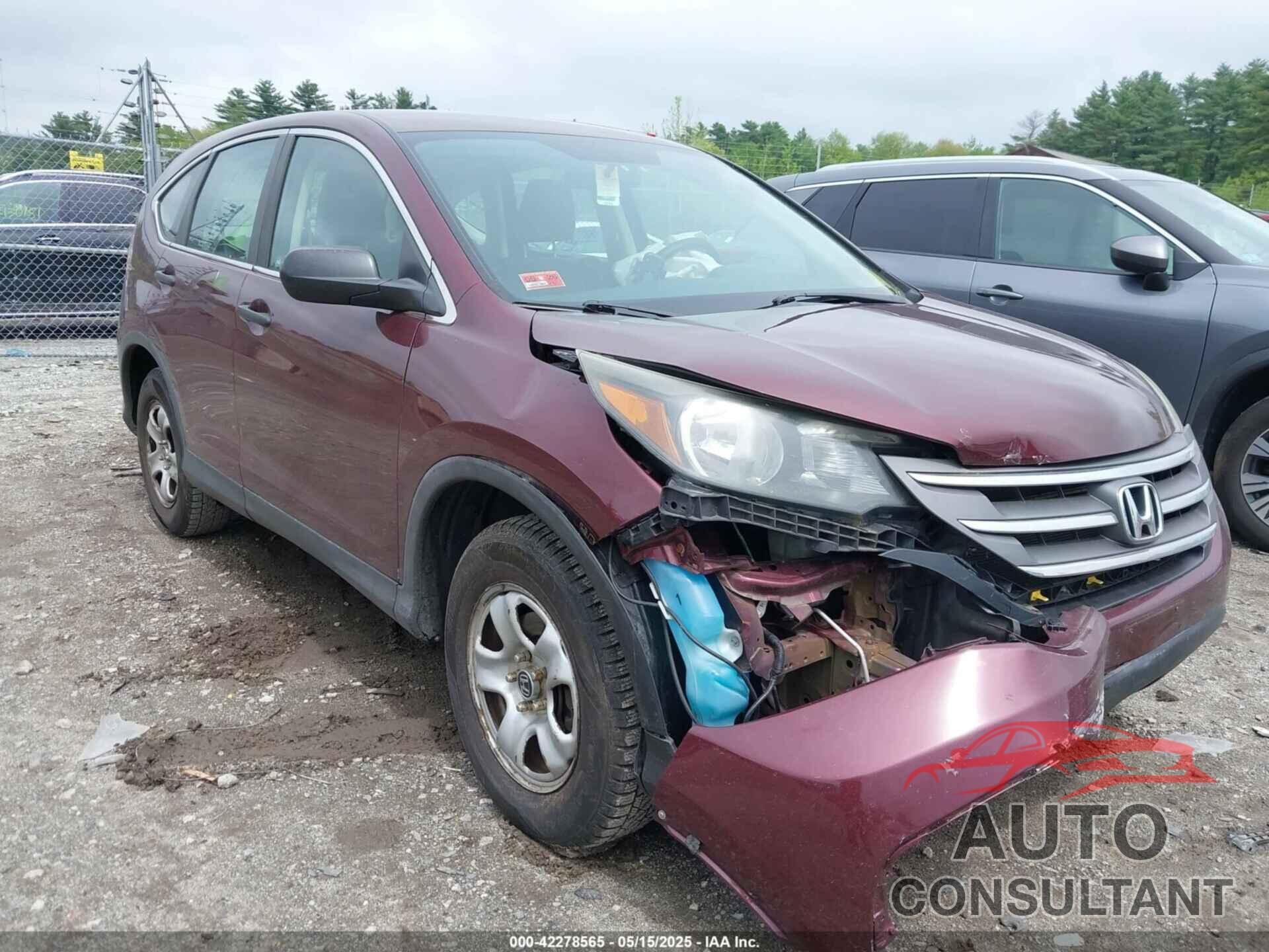 HONDA CR-V 2012 - 5J6RM4H31CL052123
