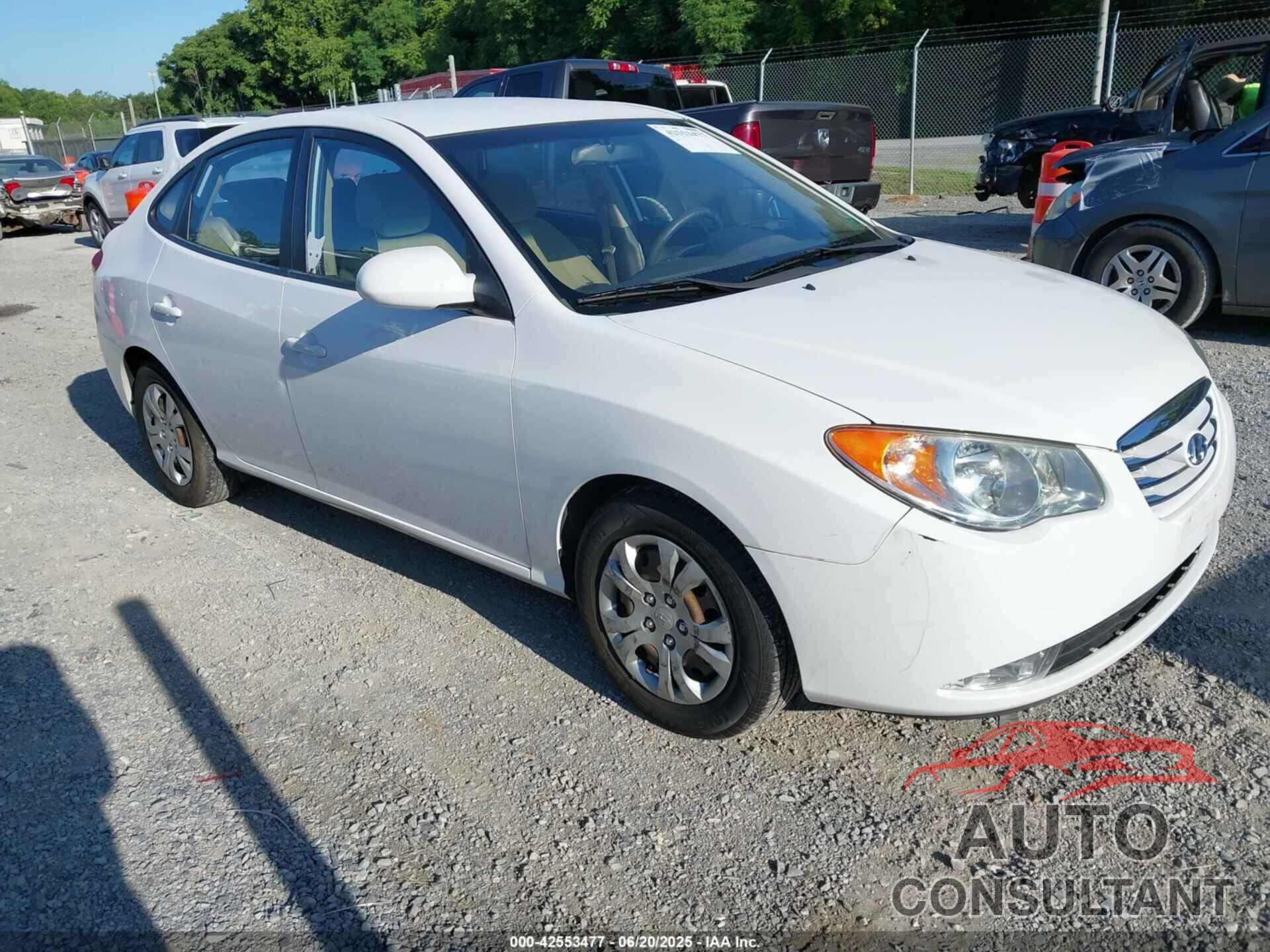 HYUNDAI ELANTRA 2010 - KMHDU4AD3AU016116