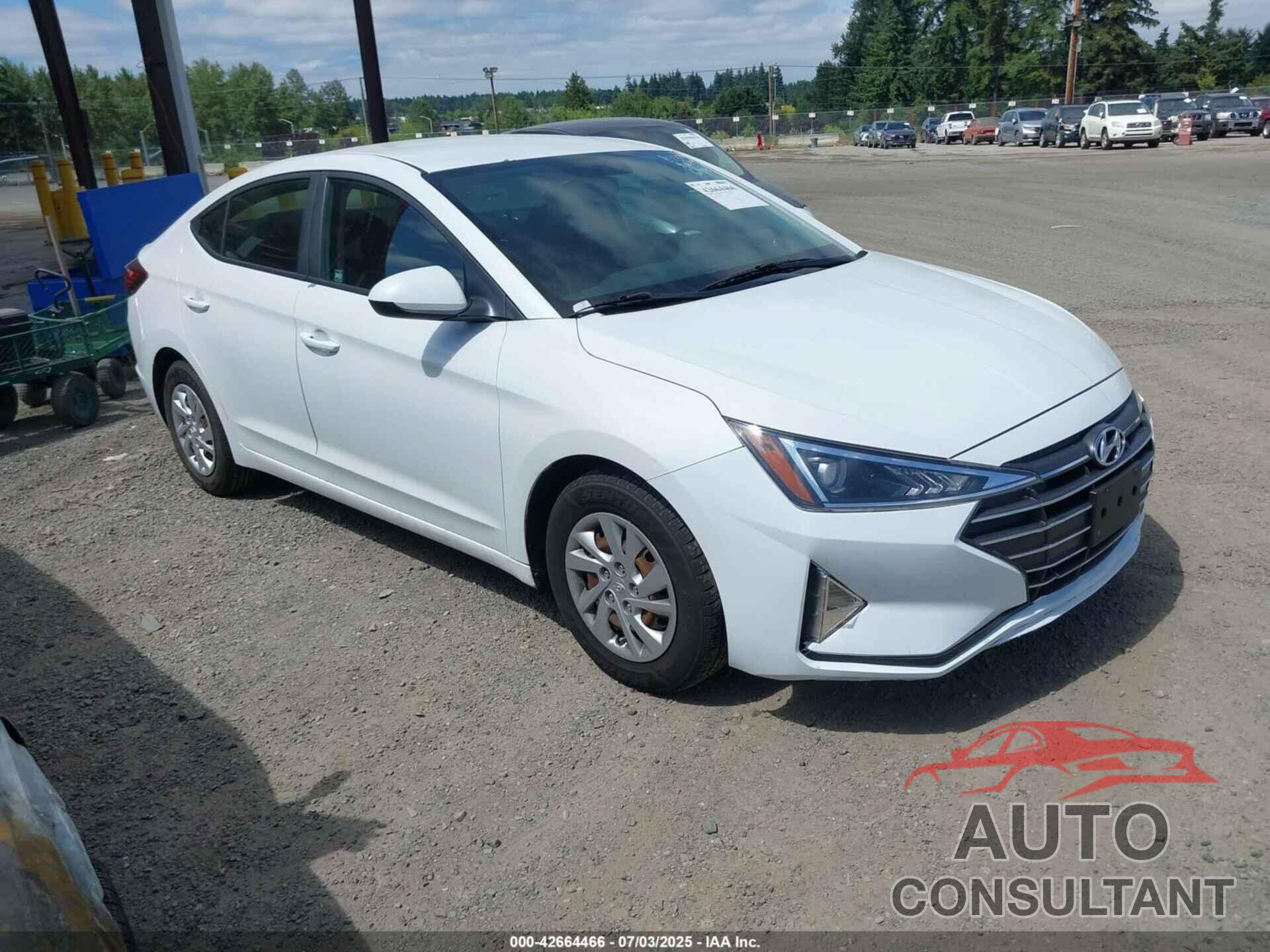HYUNDAI ELANTRA 2019 - 5NPD74LF6KH480748