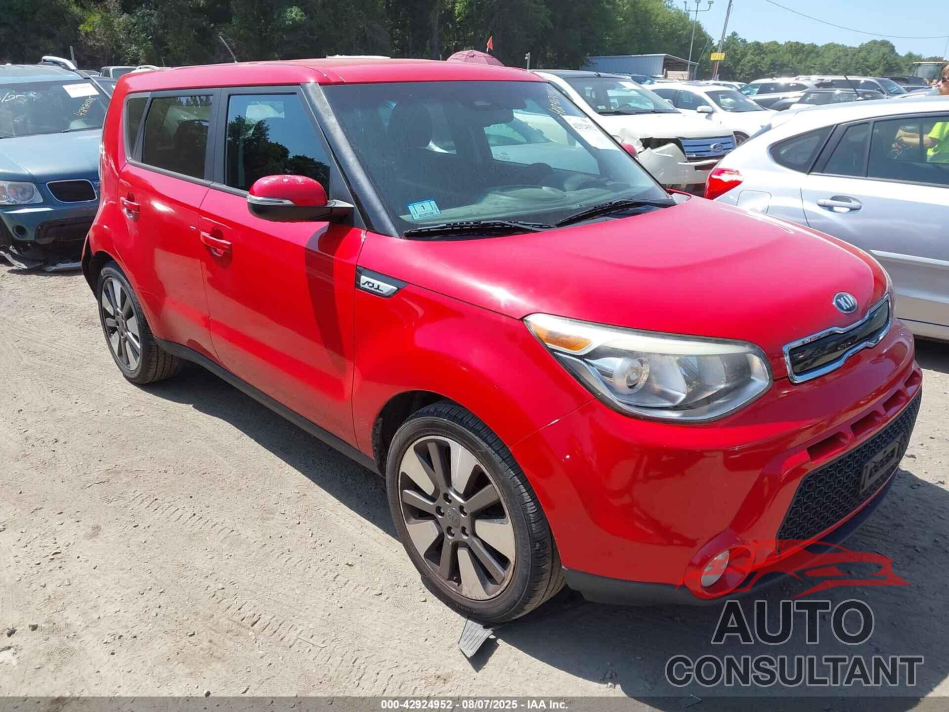KIA SOUL 2015 - KNDJX3A57F7797987