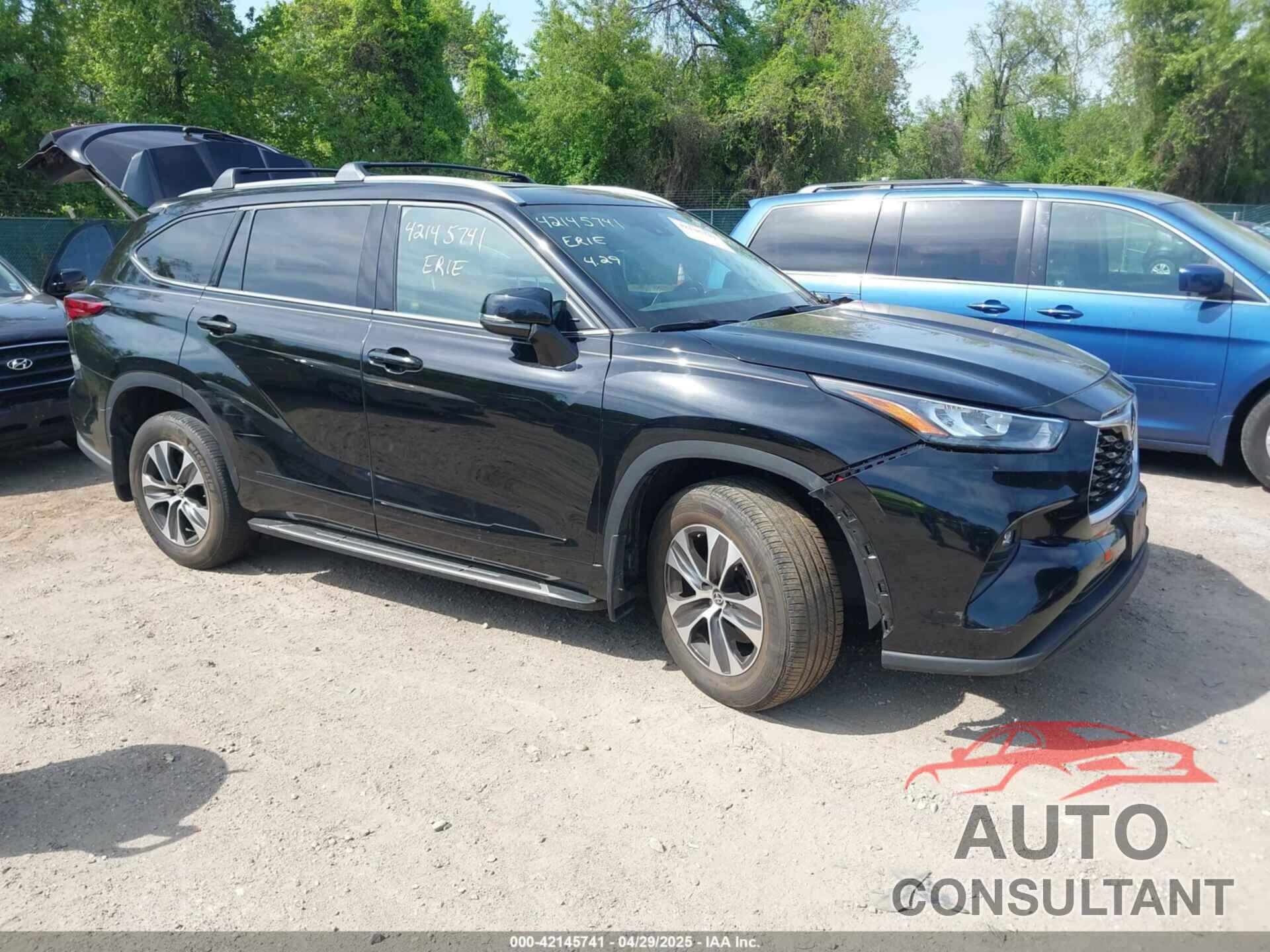 TOYOTA HIGHLANDER 2020 - 5TDGZRBH0LS037336