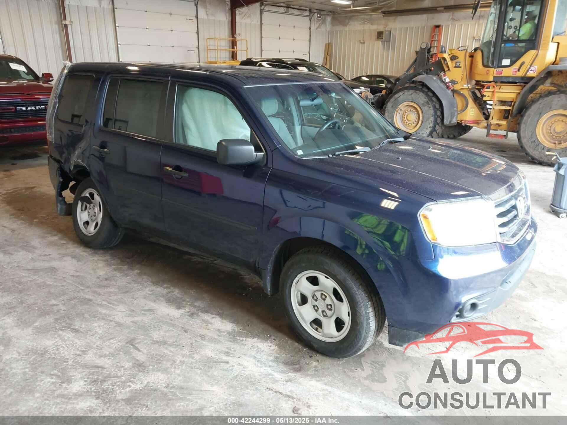 HONDA PILOT 2013 - 5FNYF3H23DB039682