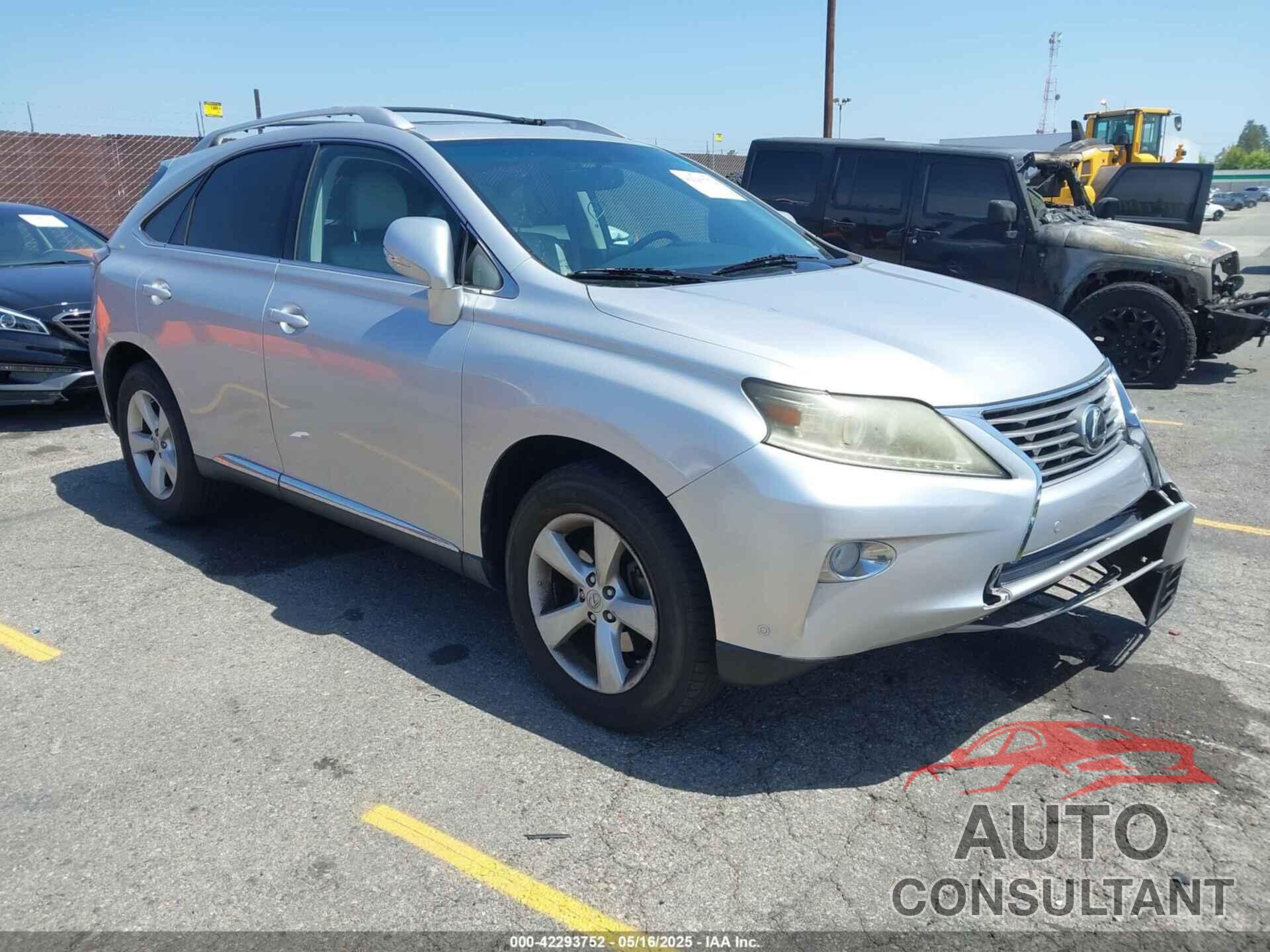 LEXUS RX 350 2015 - JTJZK1BA0F2423541