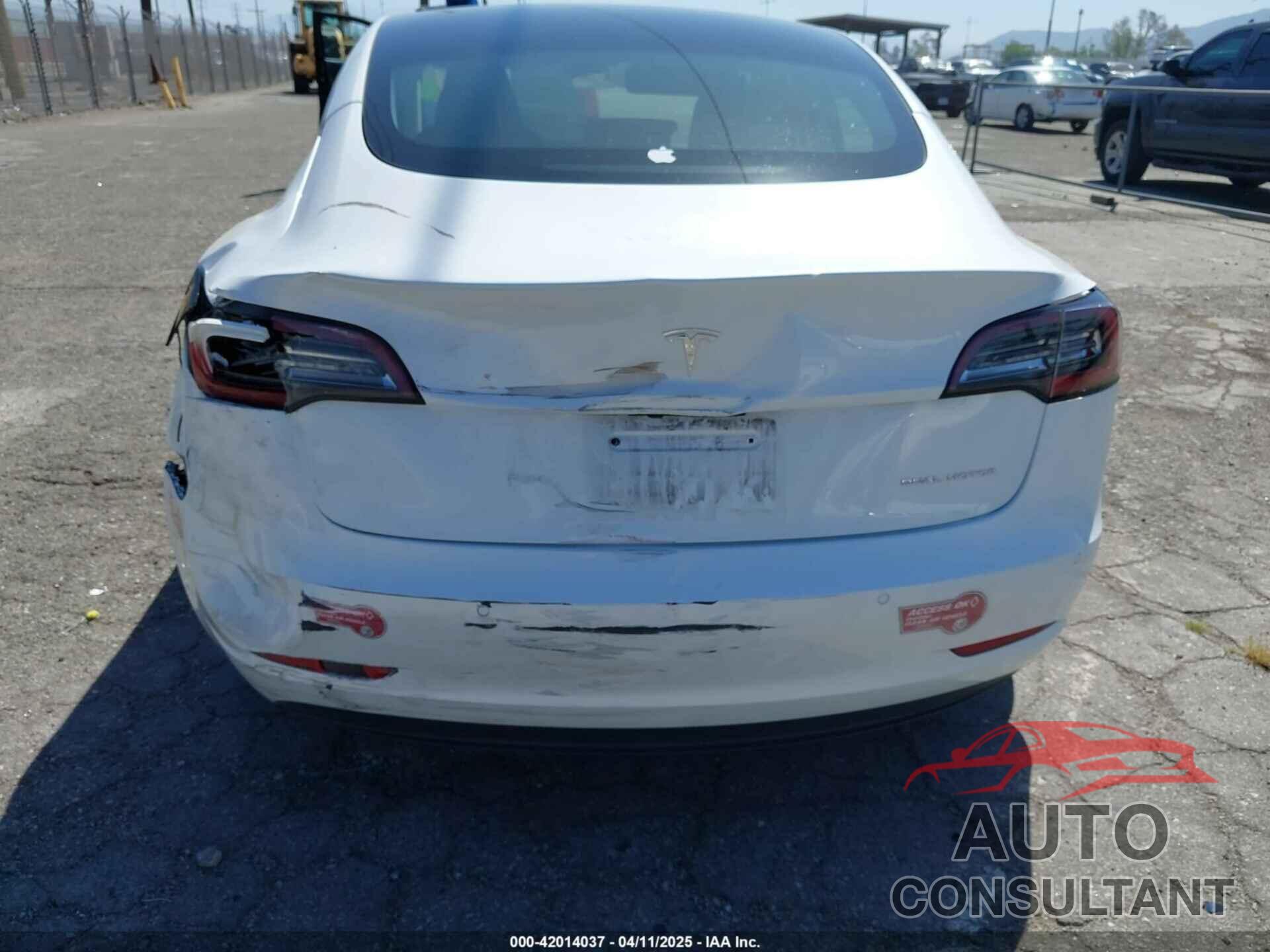 TESLA MODEL 3 2022 - 5YJ3E1EBXNF173967