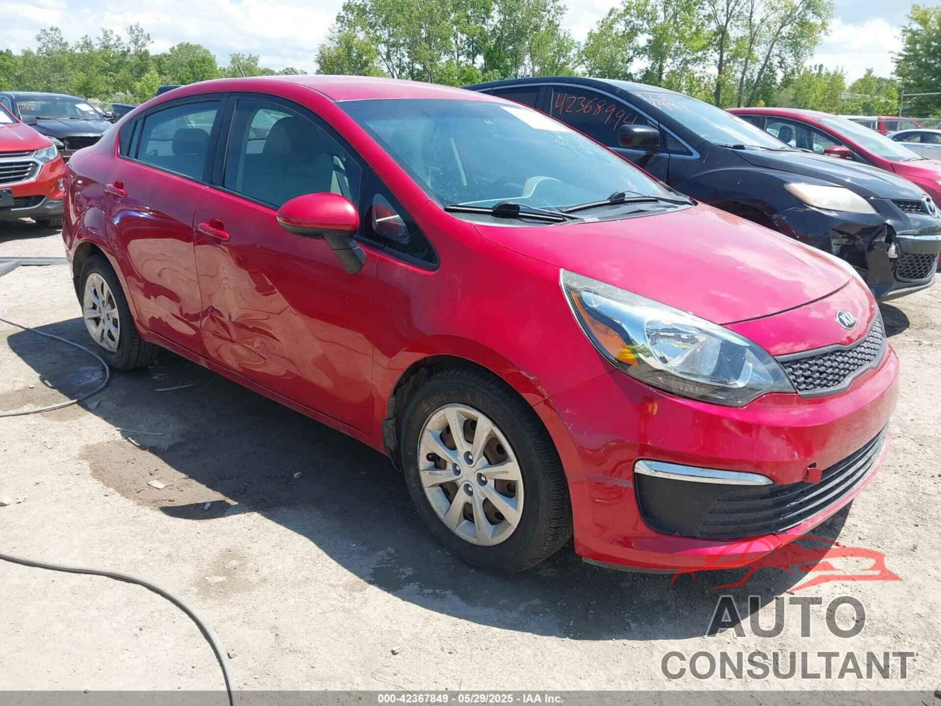 KIA RIO 2017 - KNADM4A33H6051598