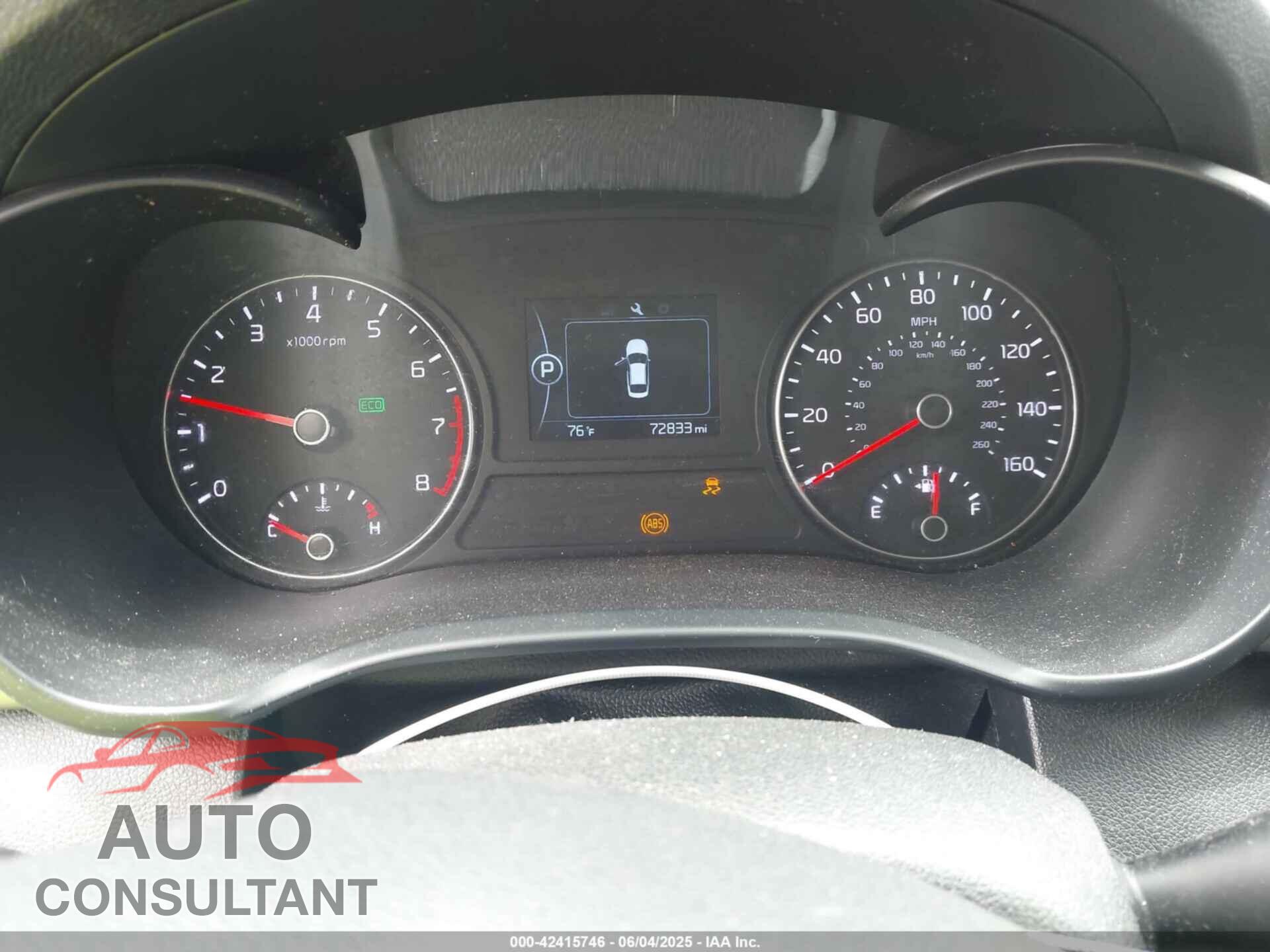 KIA OPTIMA 2016 - KNAGT4L39G5073798