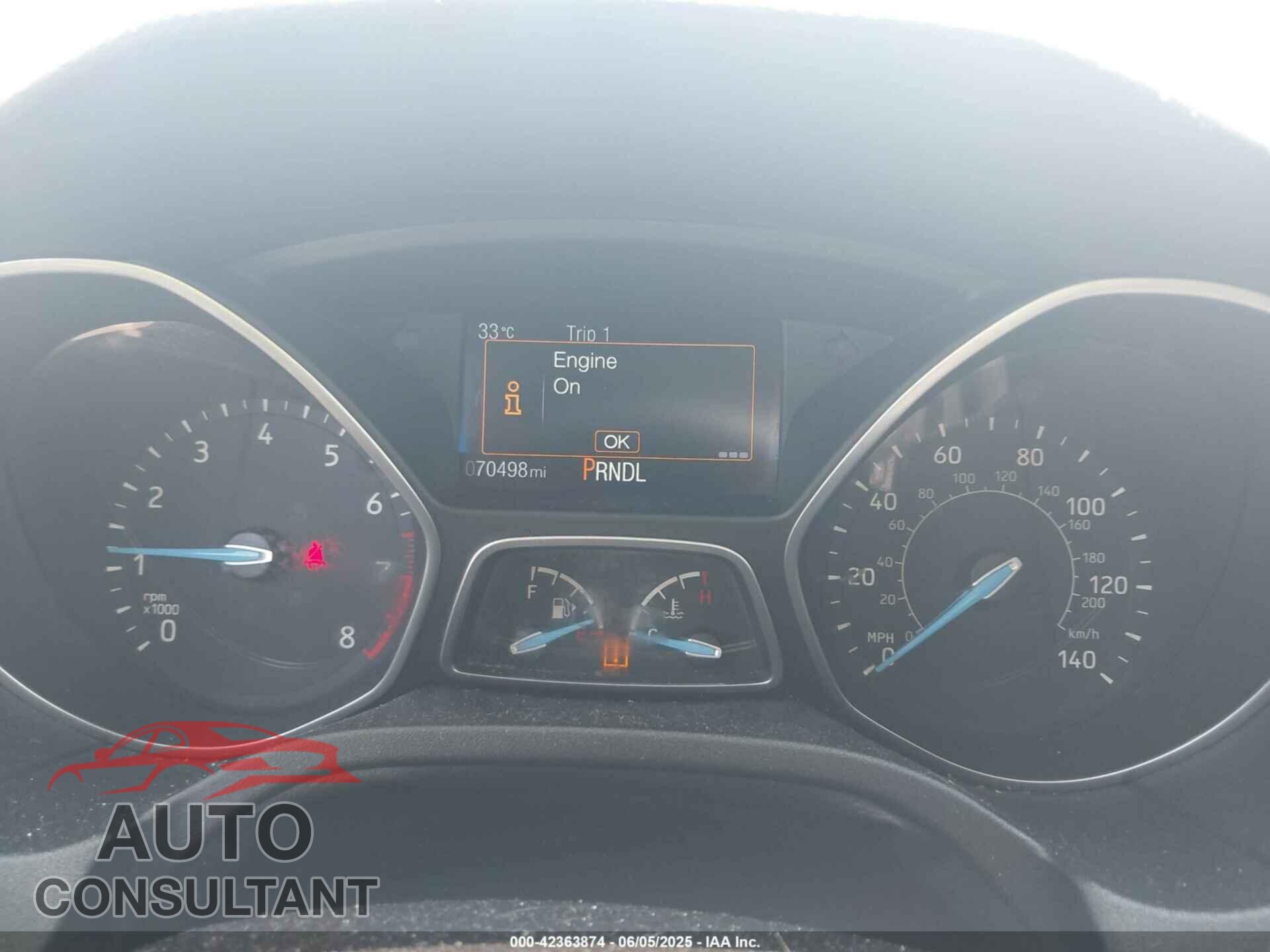 FORD FOCUS 2017 - 1FADP3K27HL258979