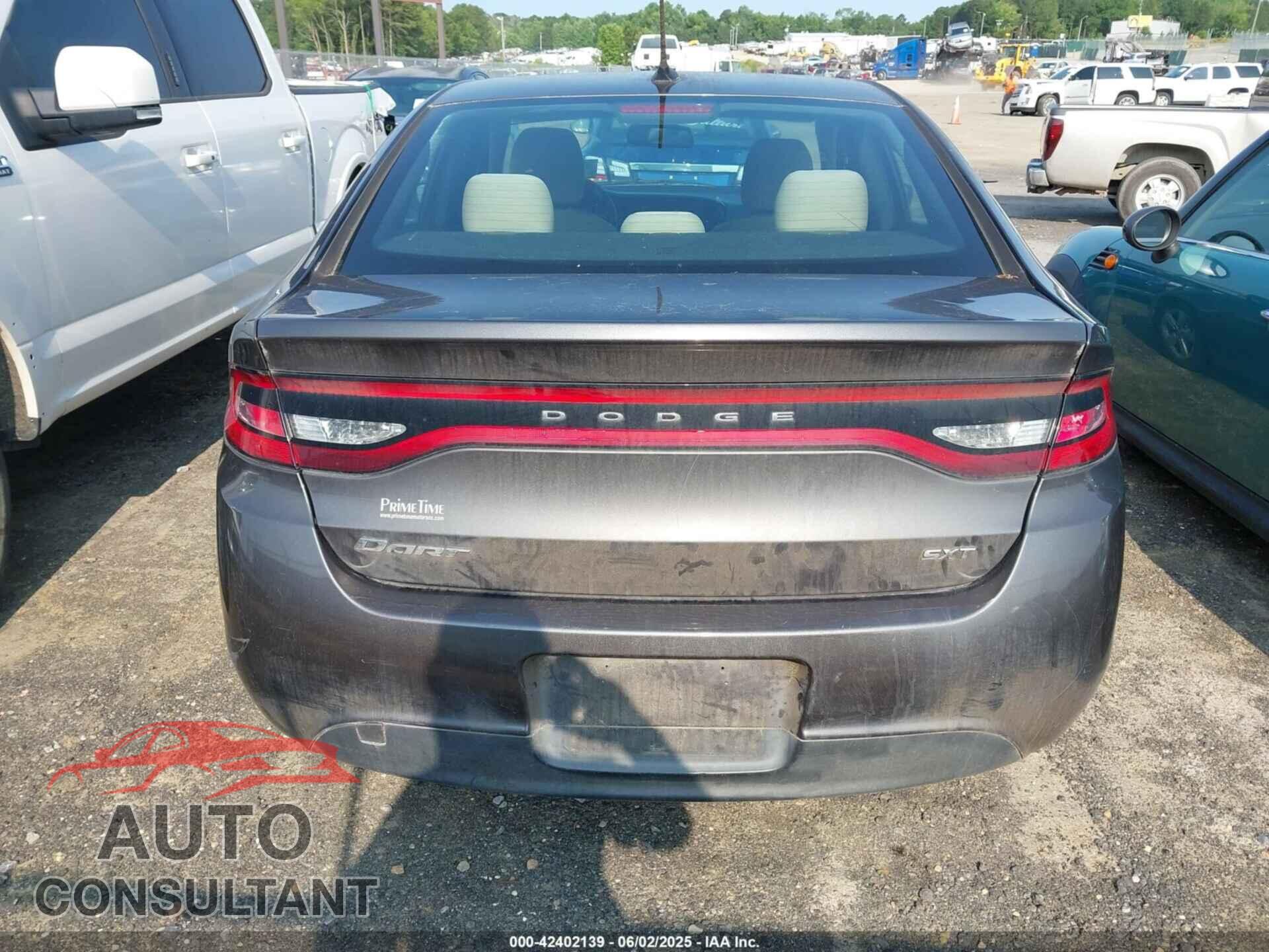 DODGE DART 2015 - 1C3CDFBB9FD281563