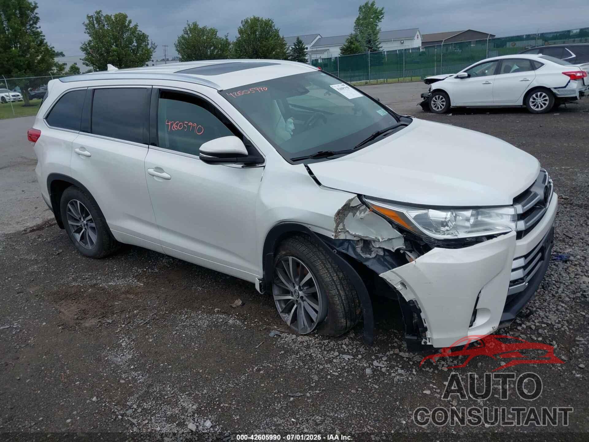 TOYOTA HIGHLANDER 2017 - 5TDJZRFH1HS362990