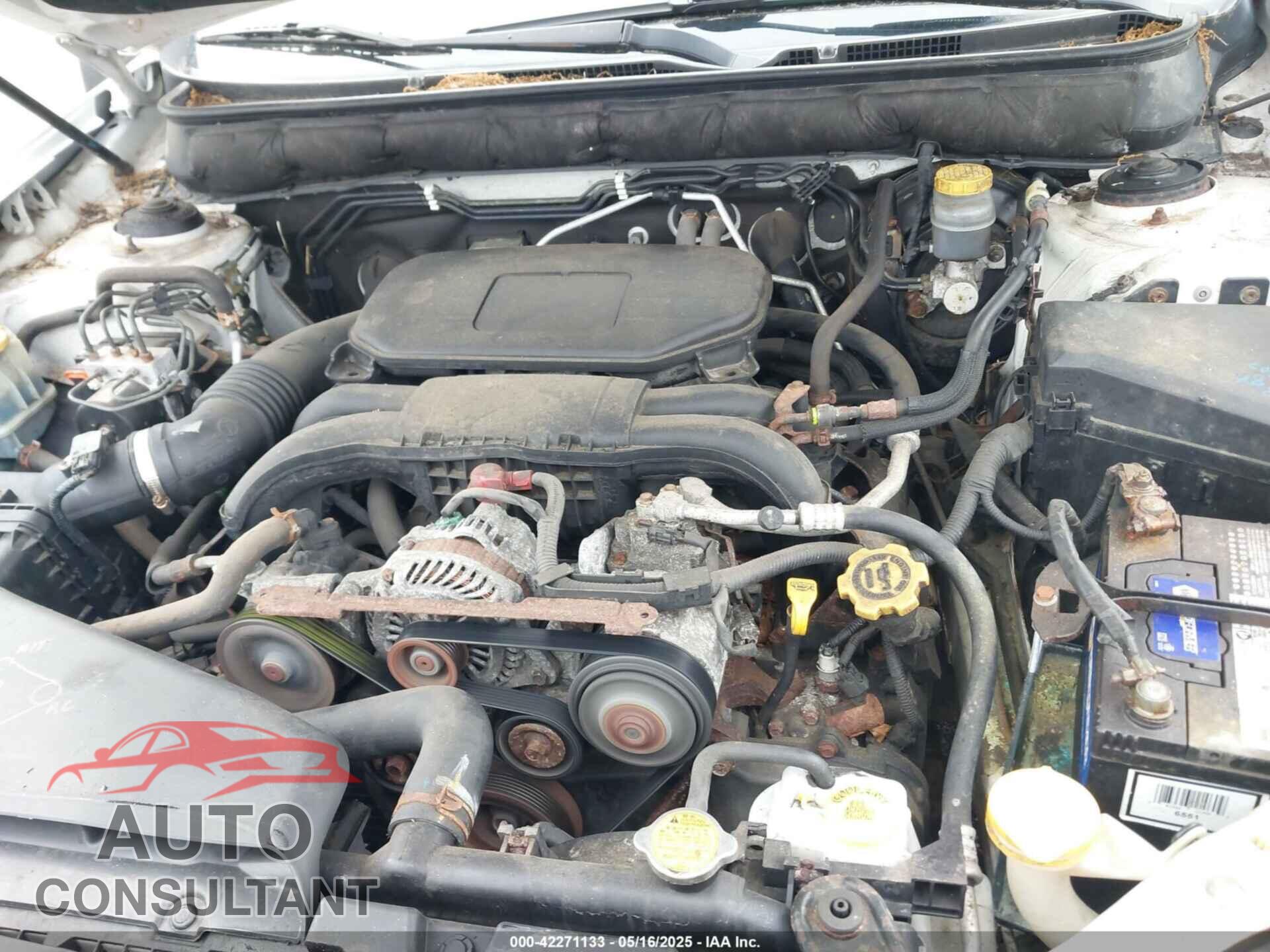 SUBARU OUTBACK 2012 - 4S4BRBCC4C3242658
