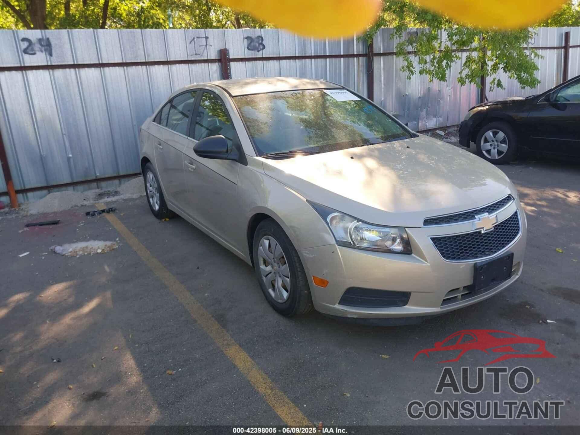 CHEVROLET CRUZE 2012 - 1G1PC5SH7C7298072