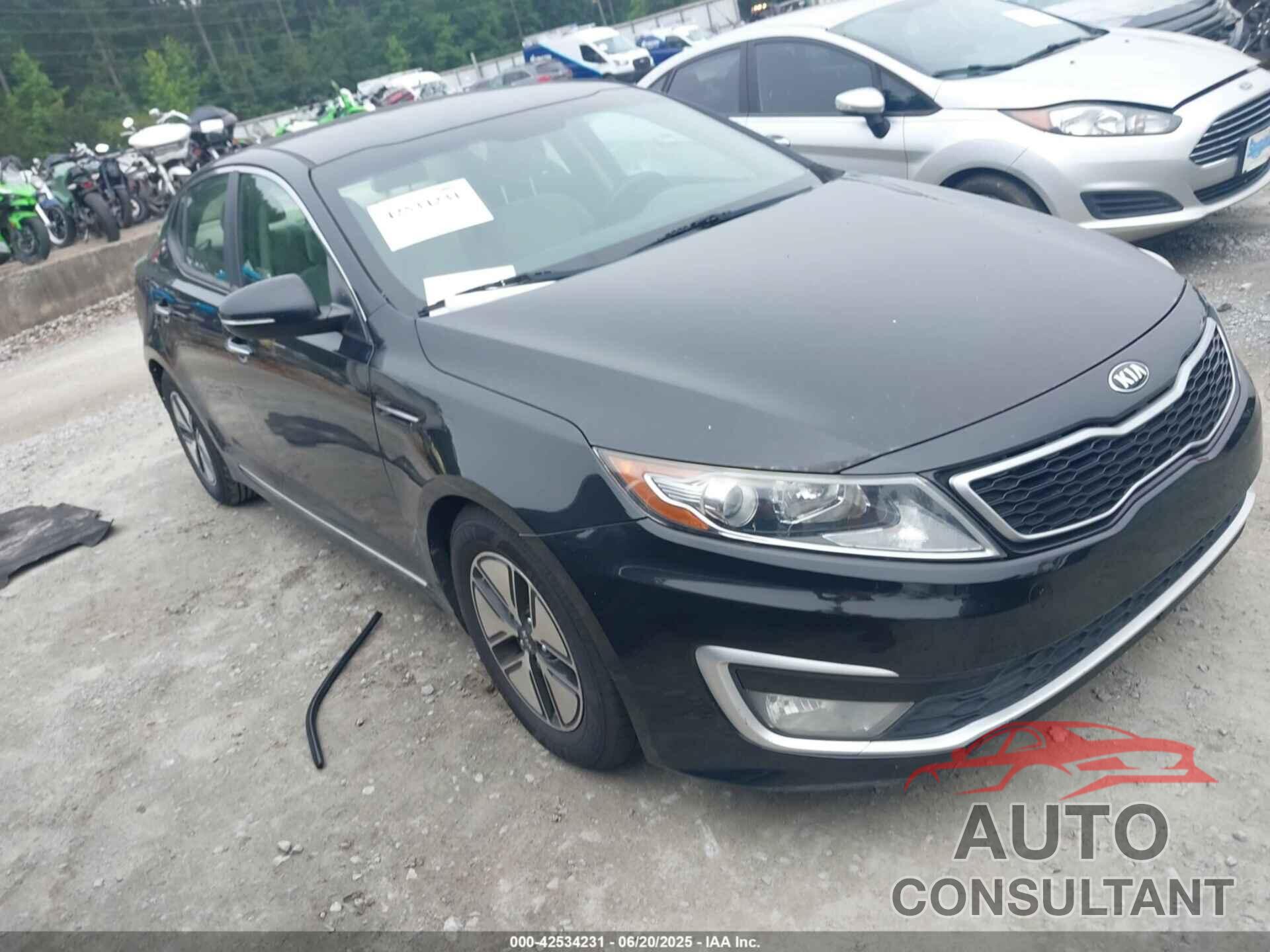 KIA OPTIMA HYBRID 2013 - KNAGM4AD8D5040103