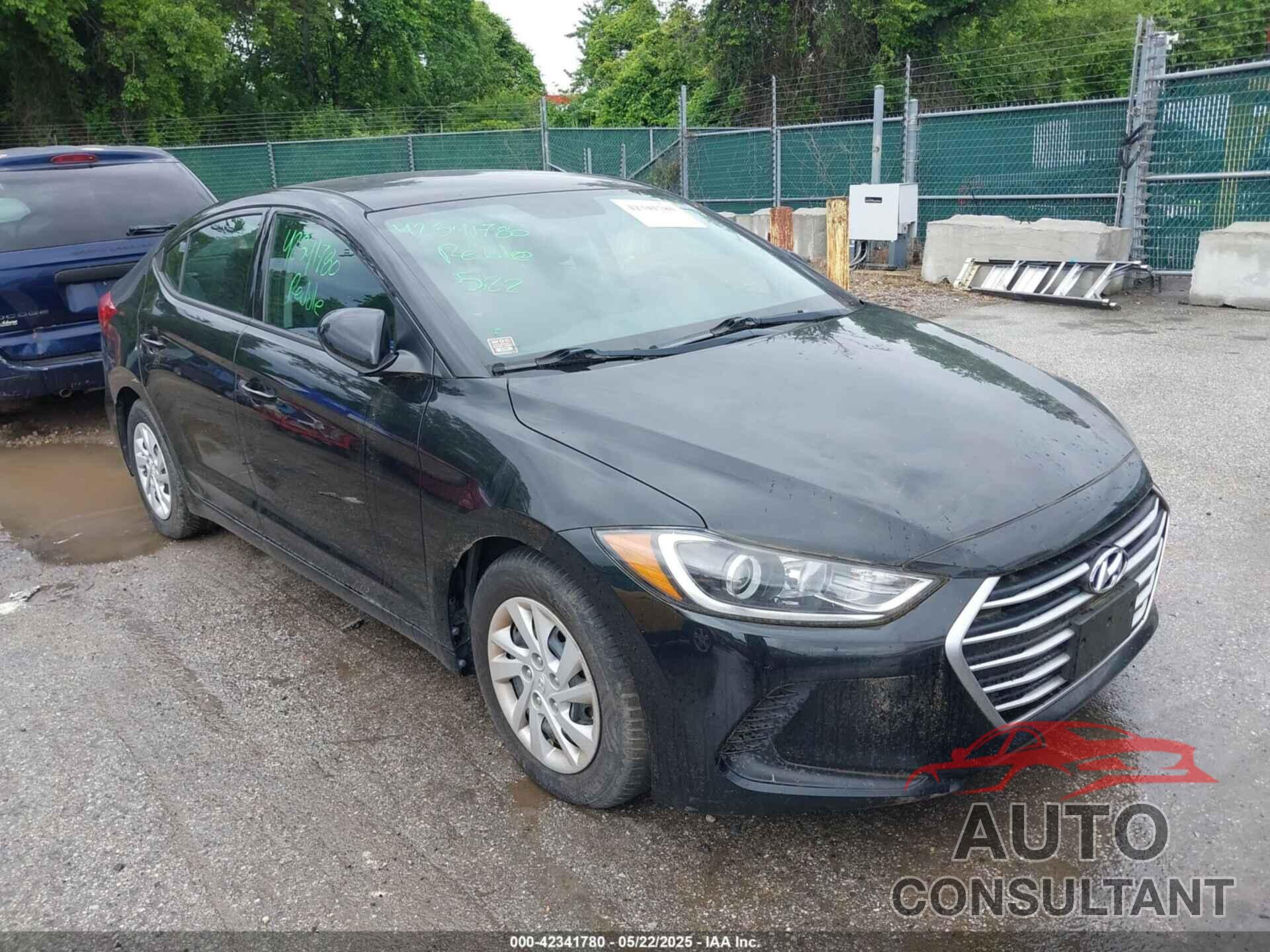 HYUNDAI ELANTRA 2018 - 5NPD74LF3JH310183