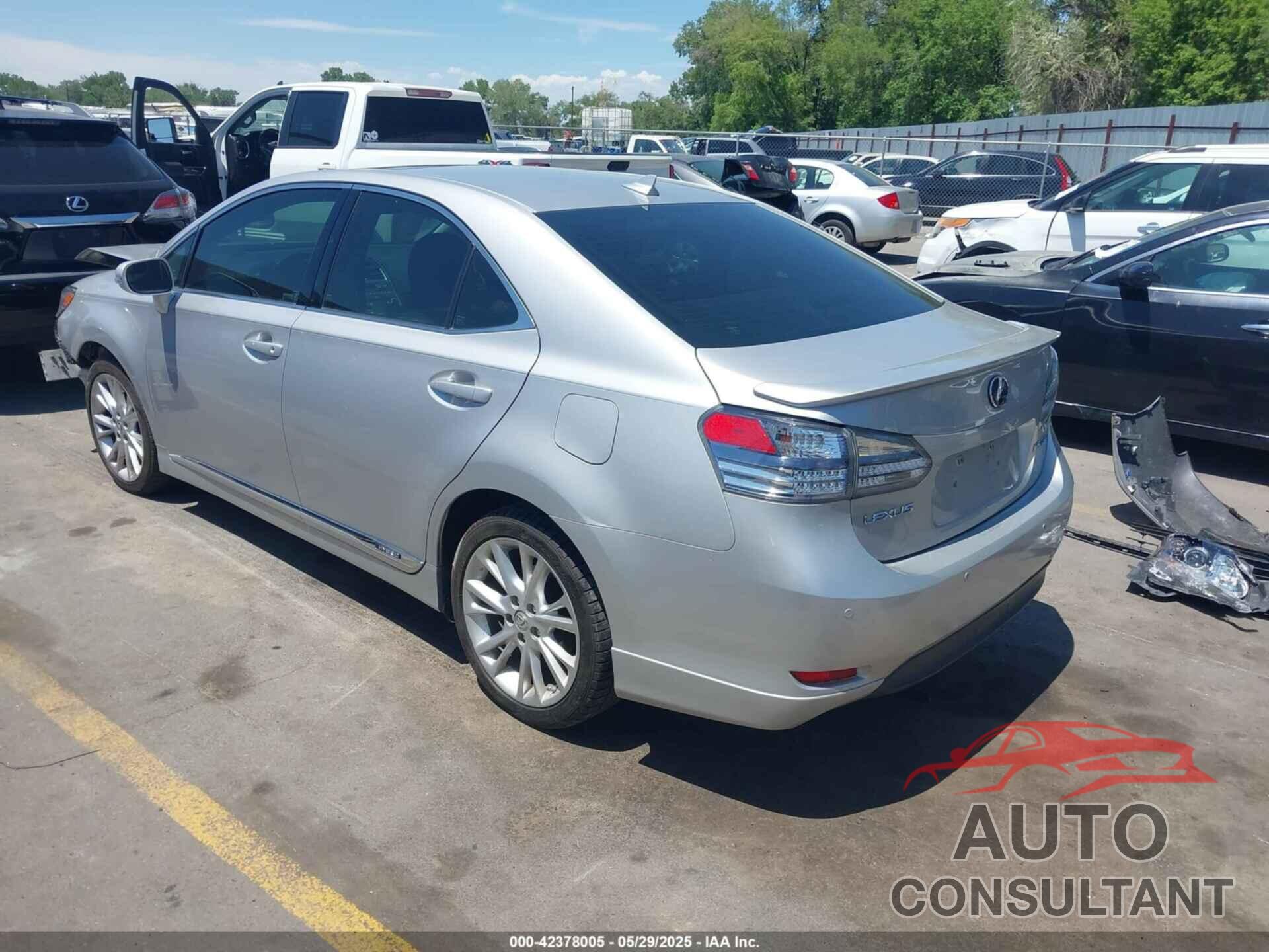 LEXUS HS 250H 2010 - JTHBB1BA2A2018244