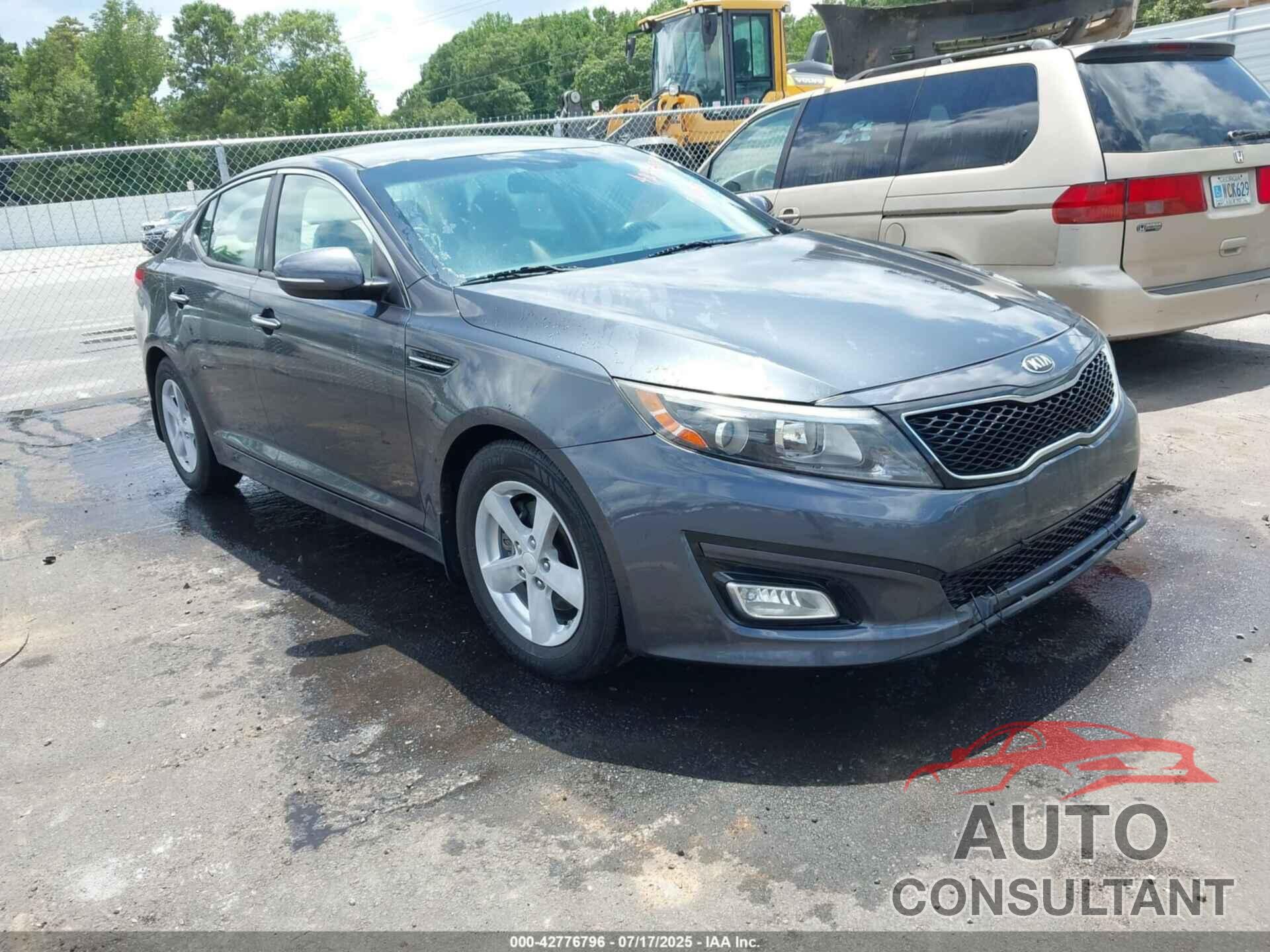 KIA OPTIMA 2015 - KNAGM4A7XF5649206