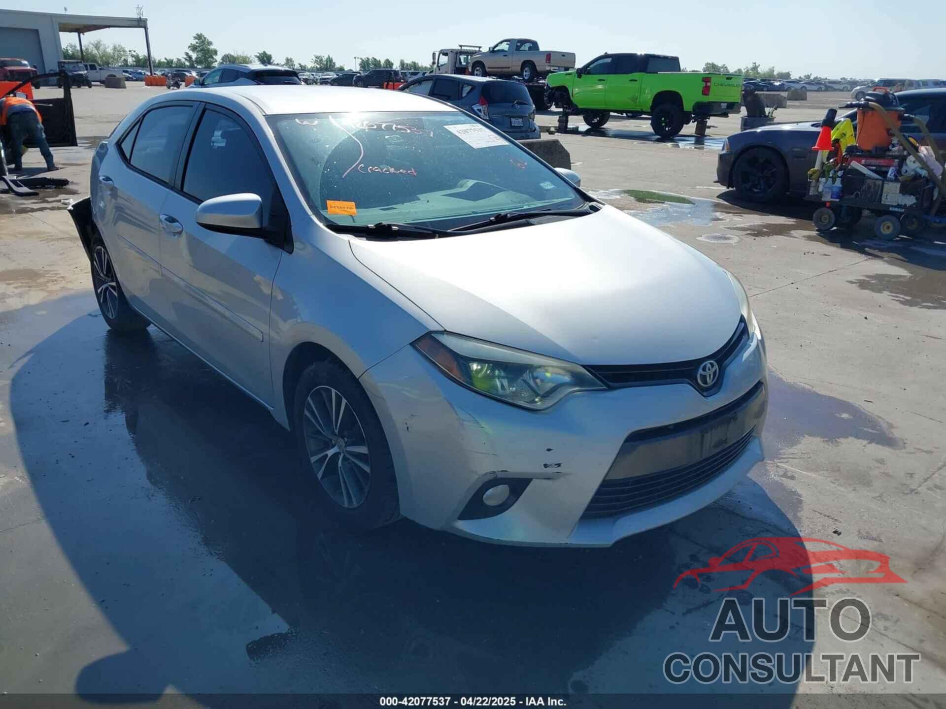 TOYOTA COROLLA 2016 - 5YFBURHE8GP457320