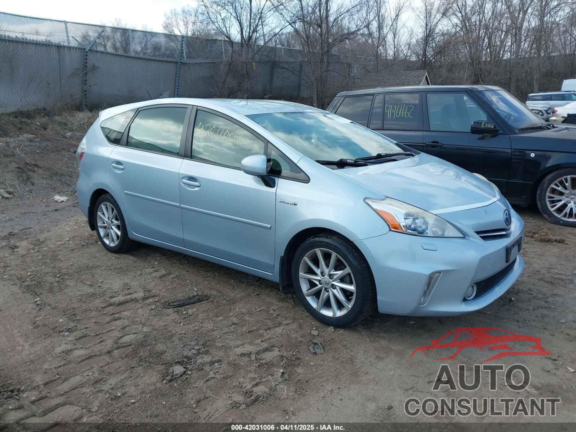 TOYOTA PRIUS V 2013 - JTDZN3EU3D3282208
