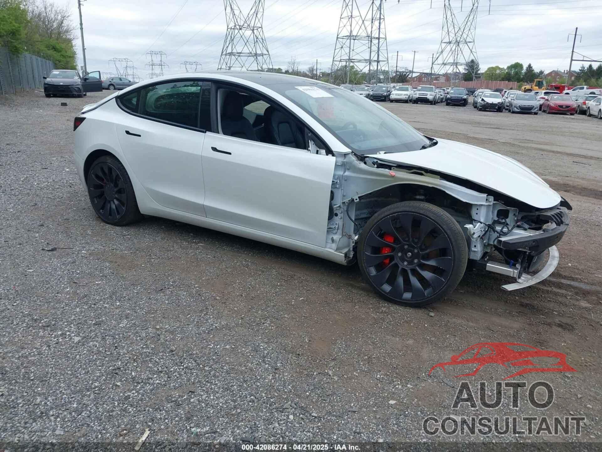 TESLA MODEL 3 2022 - 5YJ3E1EC0NF263945