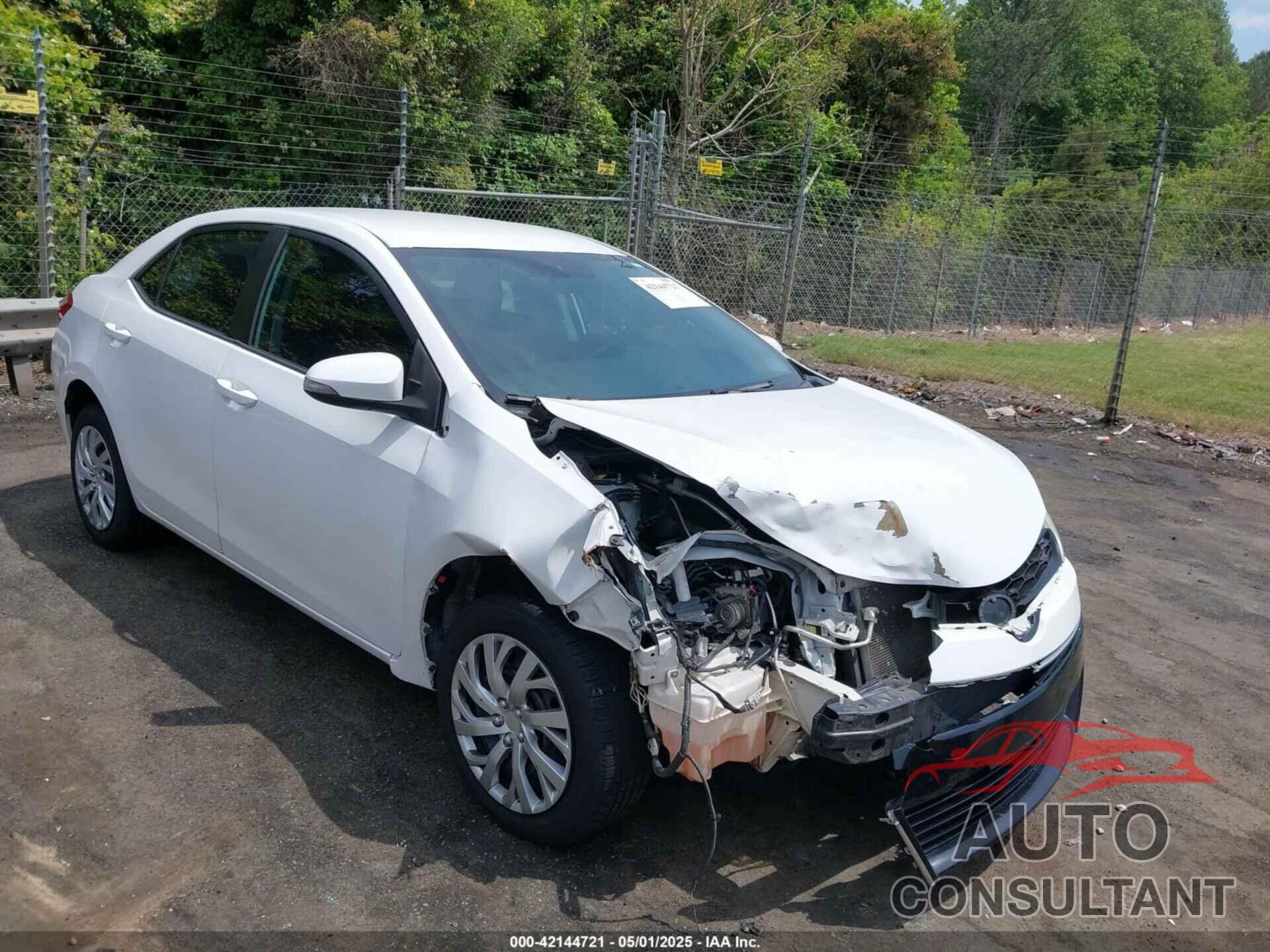 TOYOTA COROLLA 2016 - 2T1BURHE2GC498123