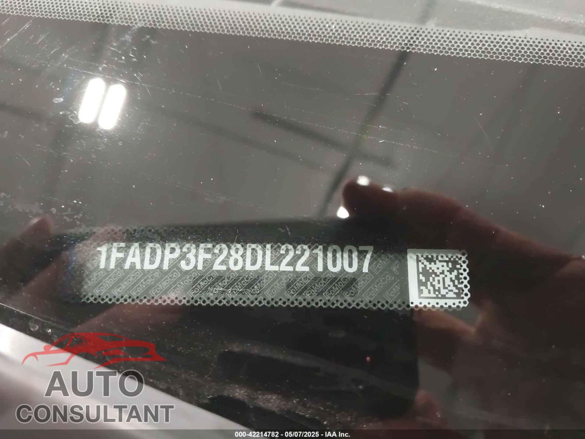 FORD FOCUS 2013 - 1FADP3F28DL221007