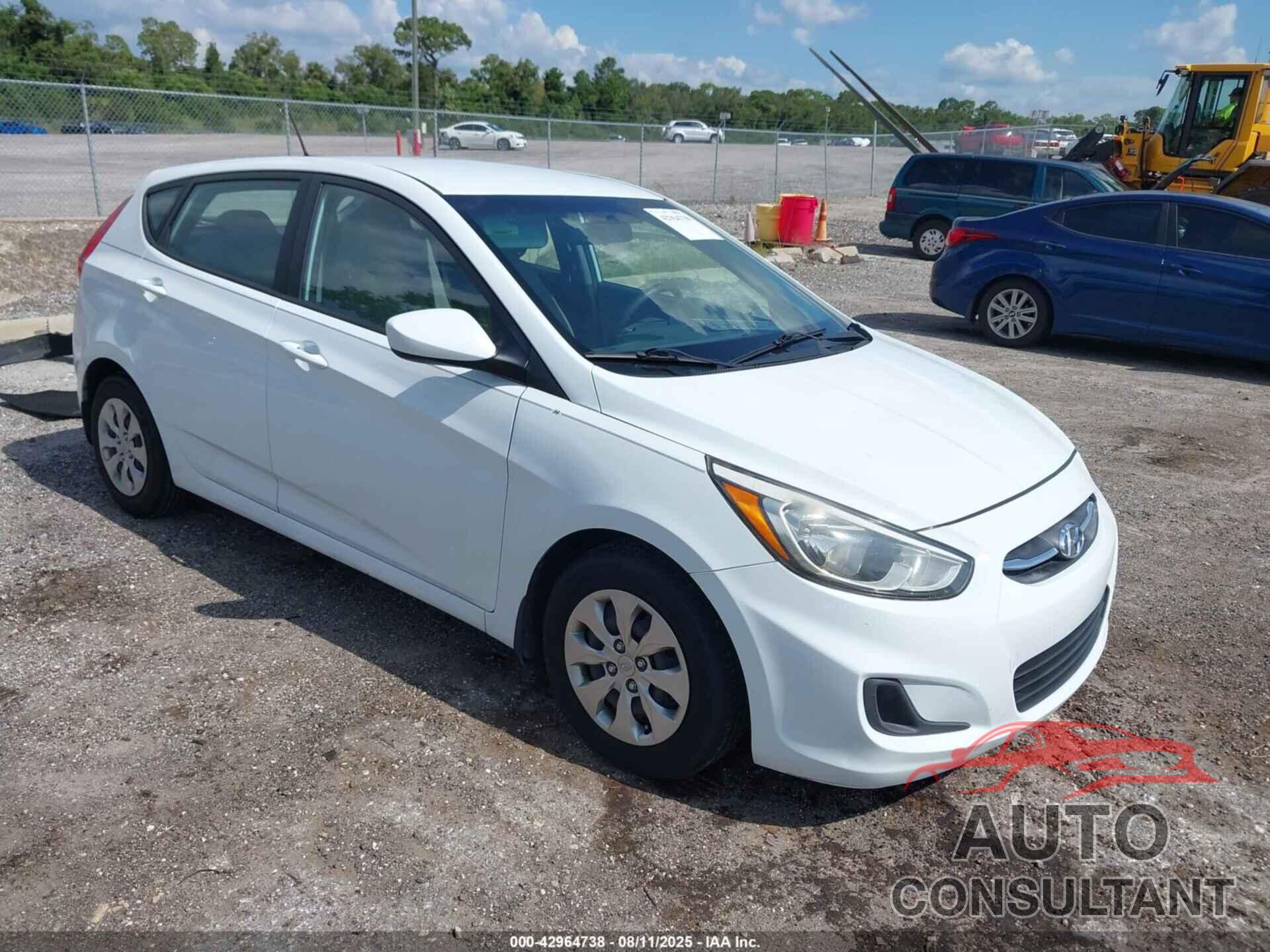 HYUNDAI ACCENT 2017 - KMHCT5AE0HU347727