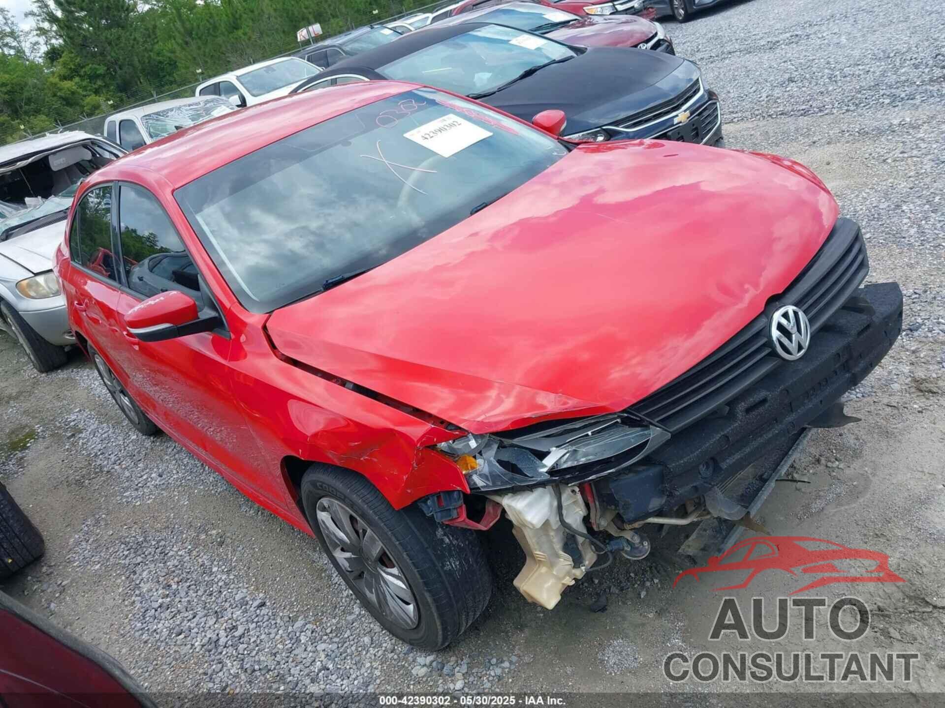 VOLKSWAGEN JETTA 2012 - 3VWDP7AJ6CM086877