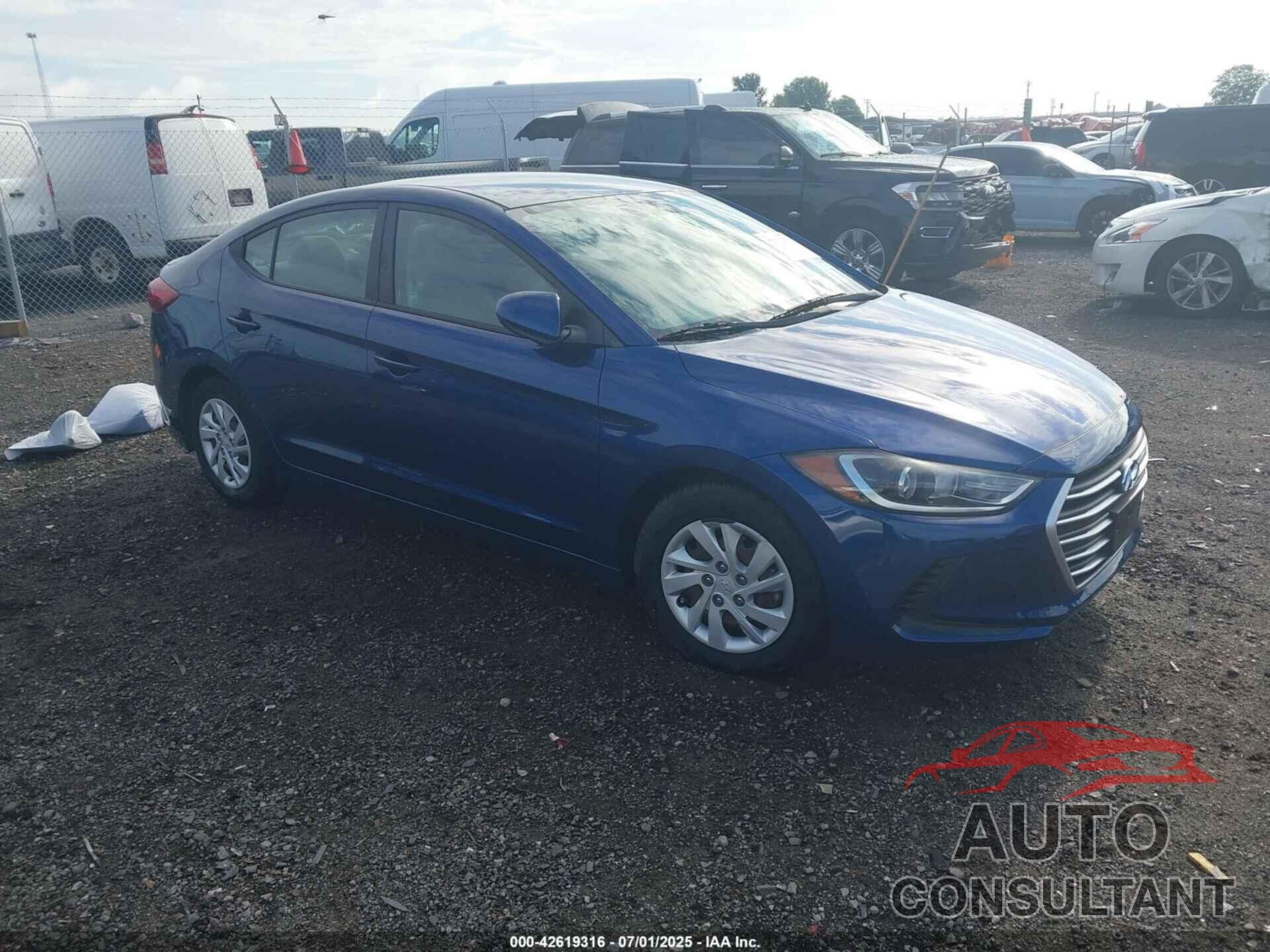 HYUNDAI ELANTRA 2018 - 5NPD74LF4JH349784