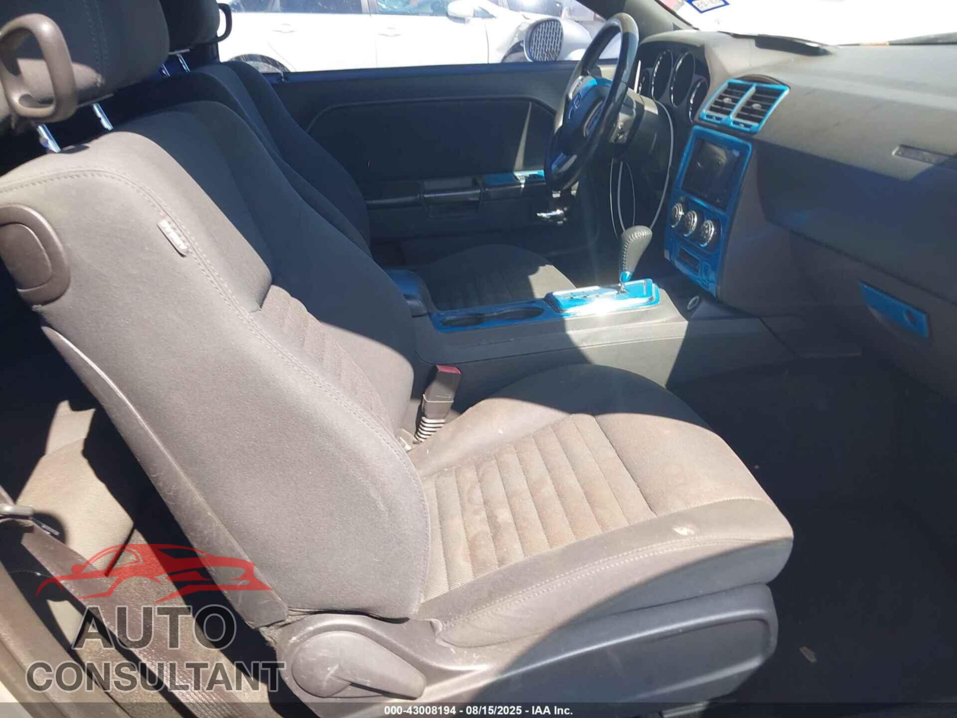 DODGE CHALLENGER 2012 - 2C3CDYAG3CH118091
