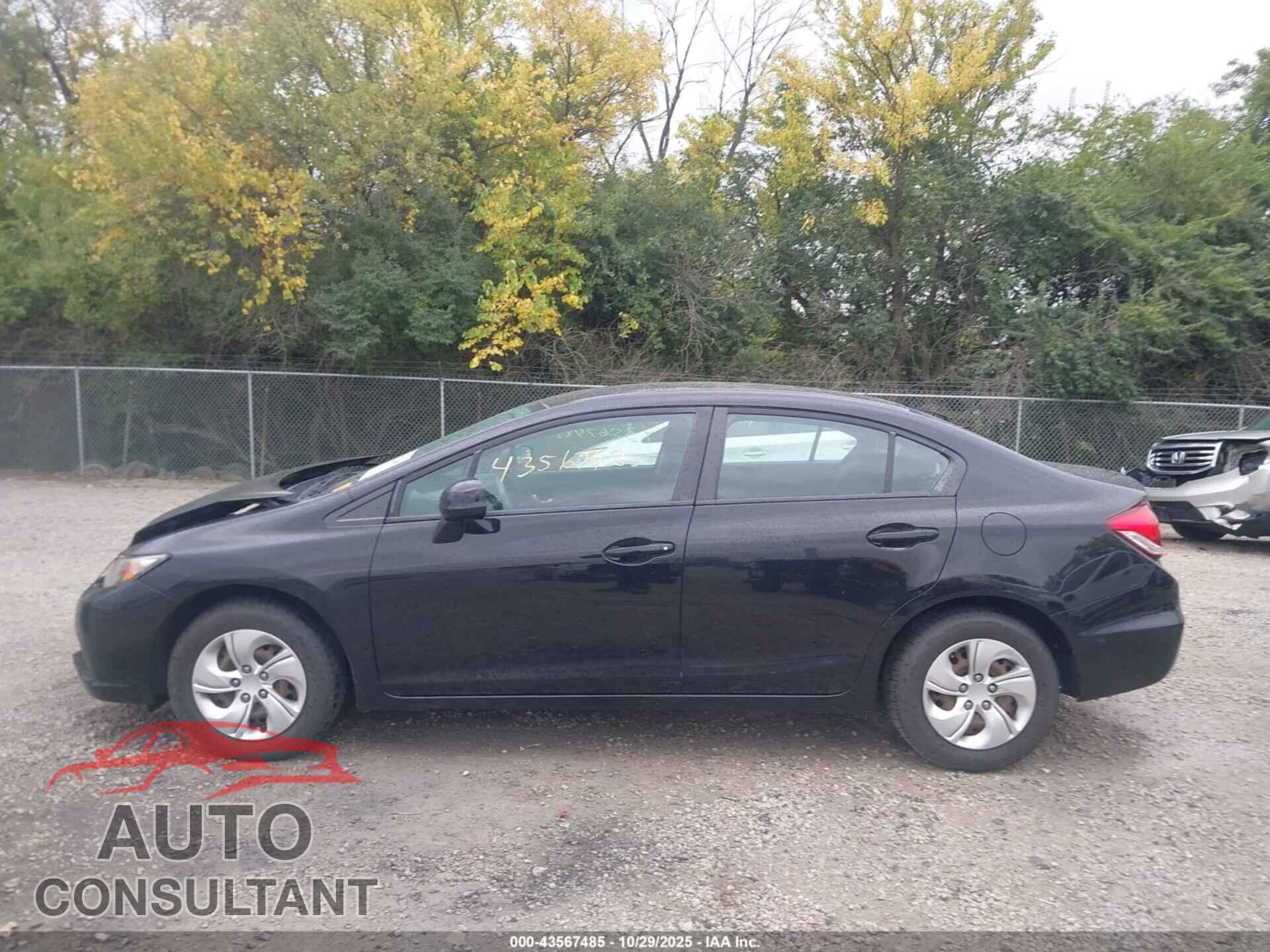 HONDA CIVIC 2013 - 19XFB2F59DE001681