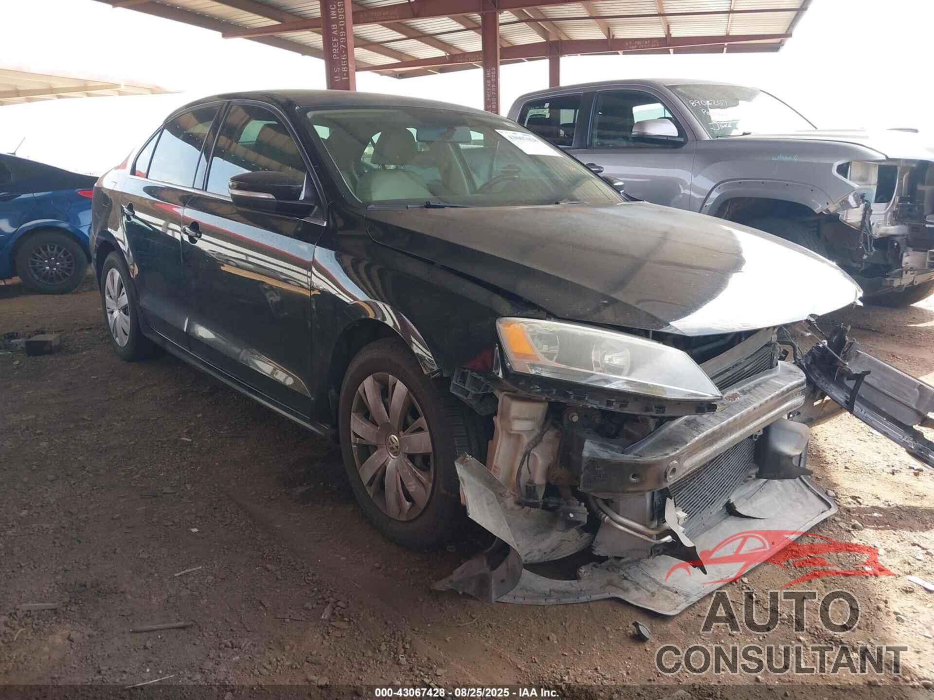 VOLKSWAGEN JETTA 2013 - 3VWDP7AJ5DM377114