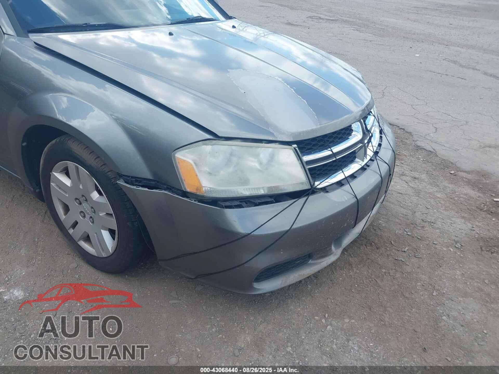 DODGE AVENGER 2012 - 1C3CDZAB0CN111584