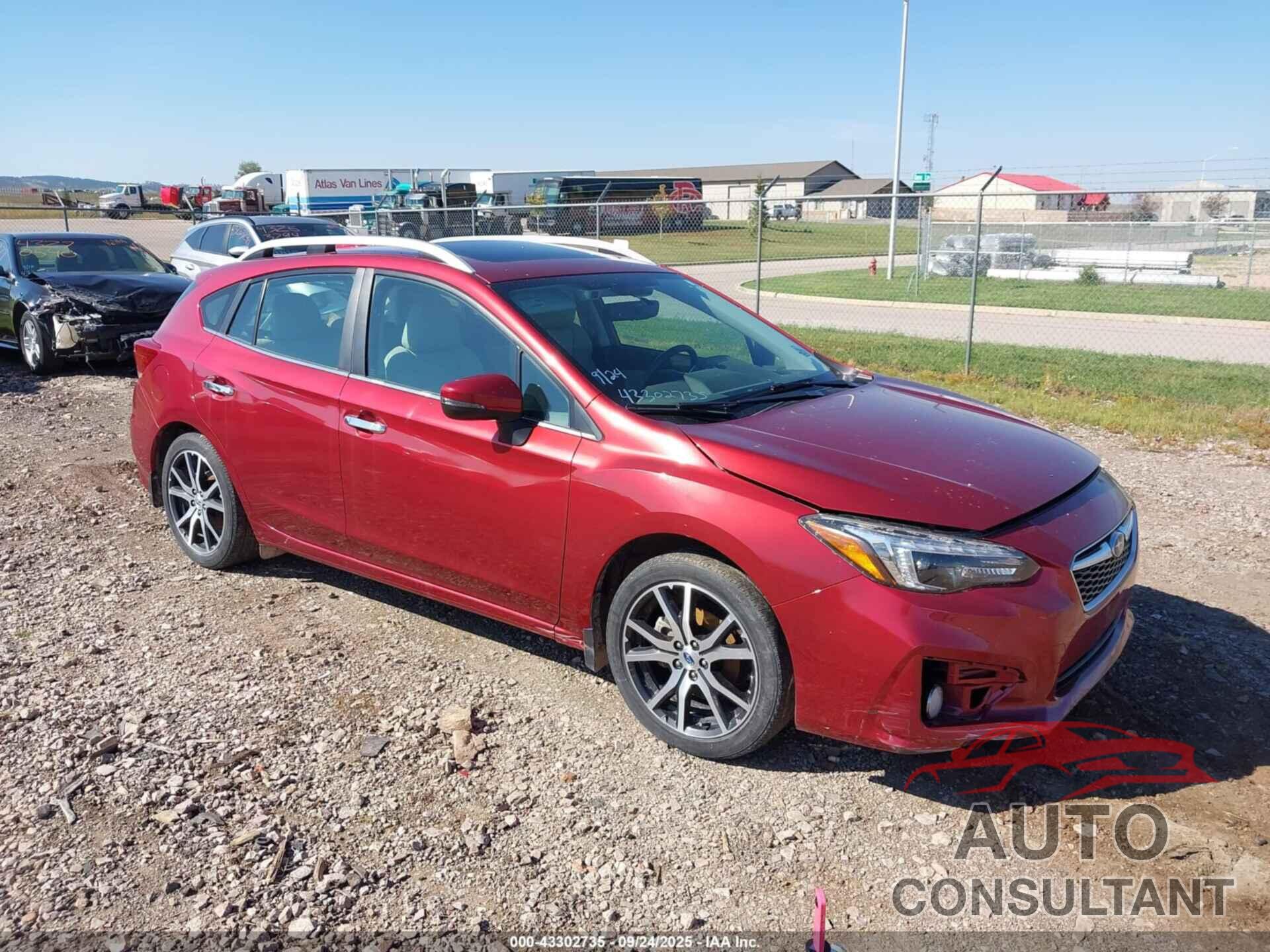 SUBARU IMPREZA 2018 - 4S3GTAU63J3738384