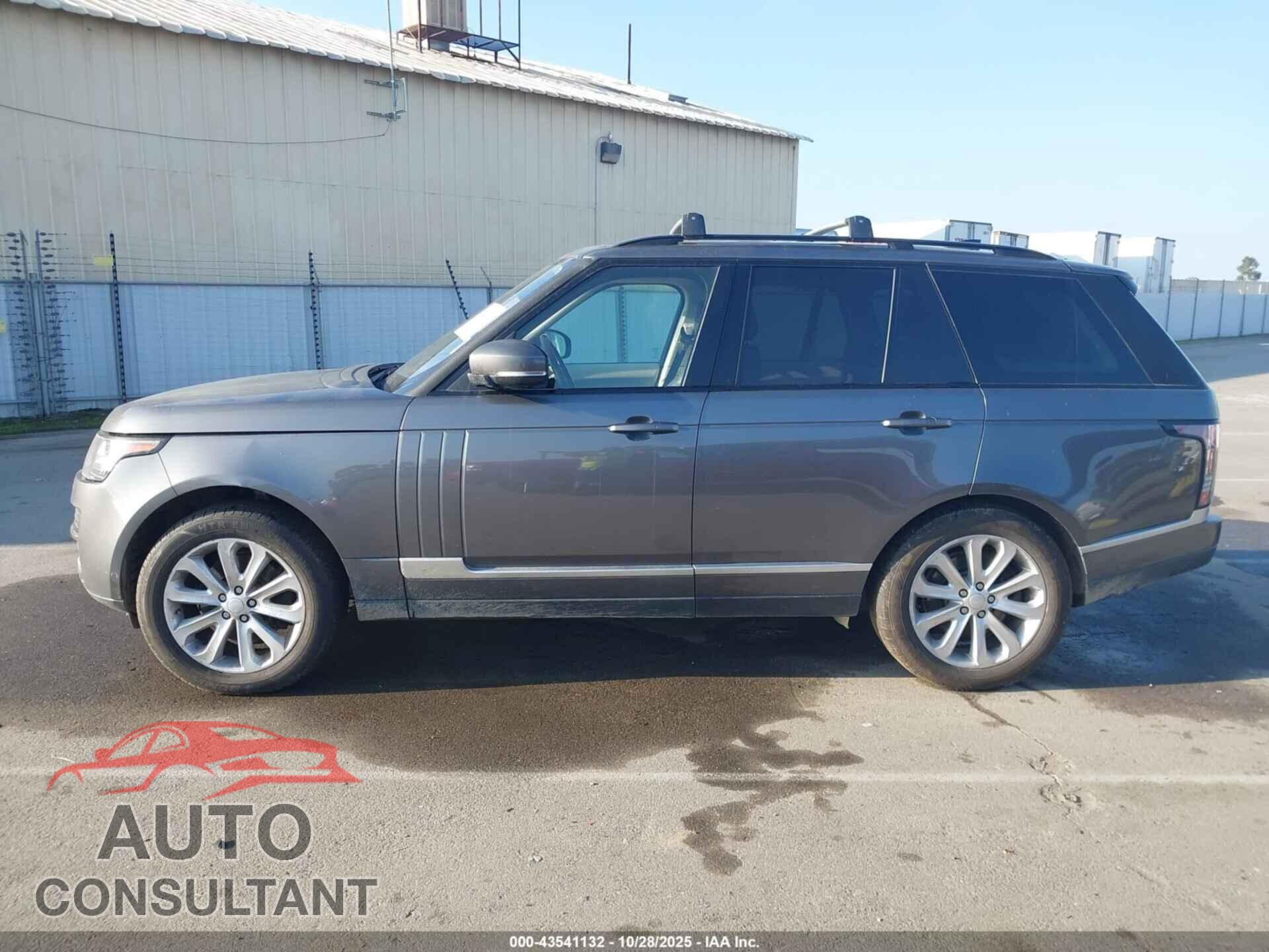 LAND ROVER RANGE ROVER 2017 - SALGS2FK6HA321133